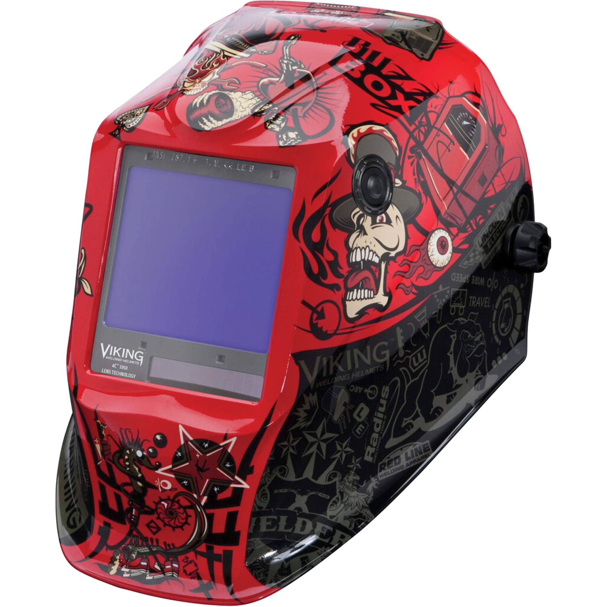 Masque de soudage VIKINGMC 3350 MojoMD, 3,74" lo x 3,34" la Champ de vision, Teinte 5 - 13