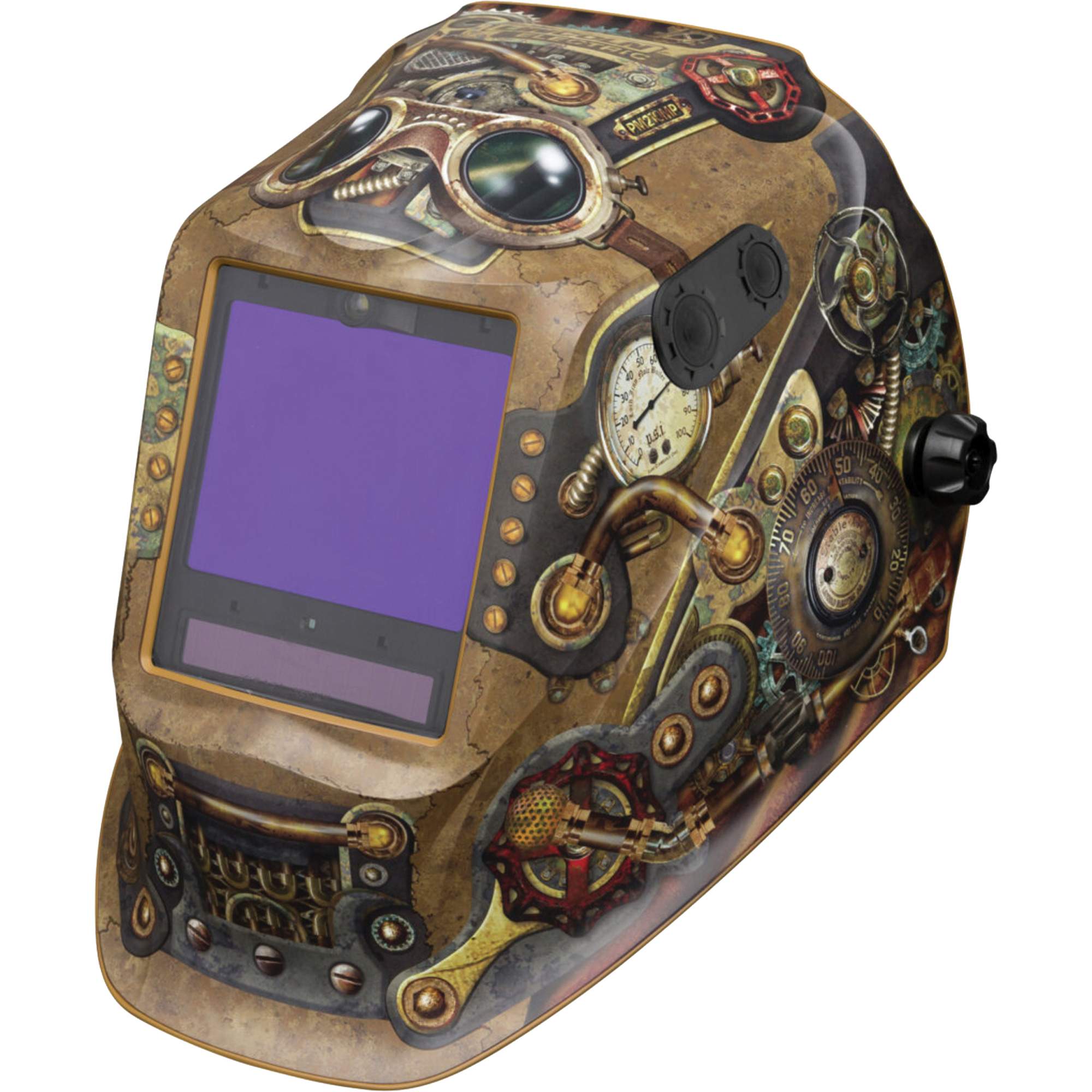 Masque de soudage VIKINGMC 3350 série ADV SteampunkMC, 3,74" lo x 3,15" la Champ de vision, Teinte 5 - 13