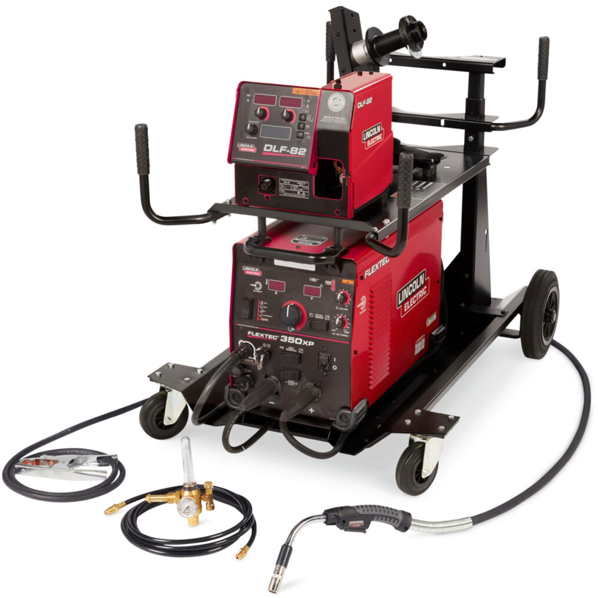 Système de soudage MIG FlextecMD Ready-Pak 350XP/DLF-82, 380 V/460 V/575 V, 3 Ph