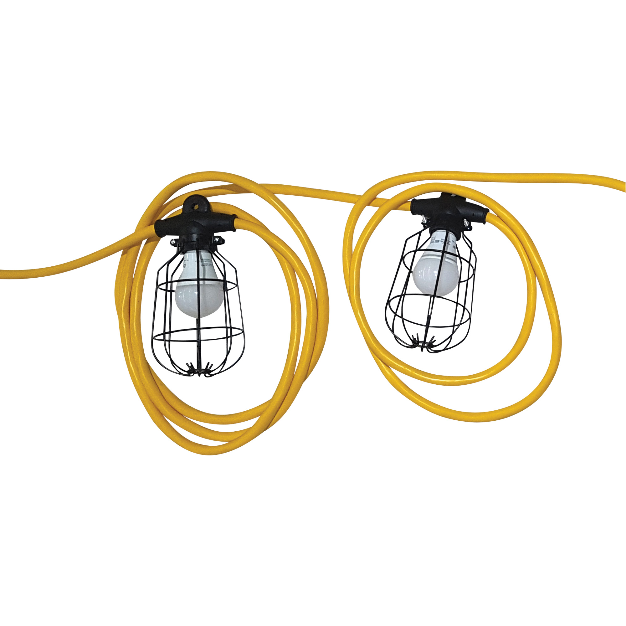 Chaînes de lumières DEL, 10 Lumières, 1200" lo, Boîtier en Métal