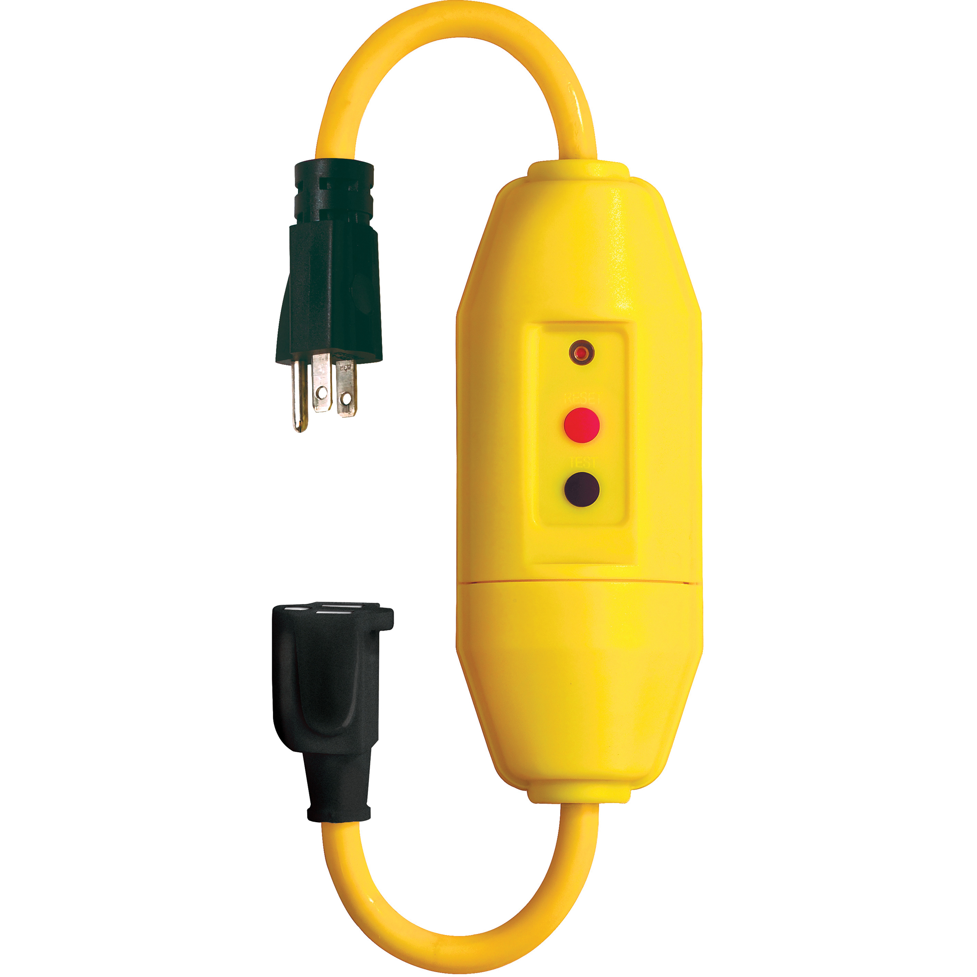 Jeux de cordons avec disjoncteur de fuite à la terre en ligne , 120 V, 15 A, Cordon de