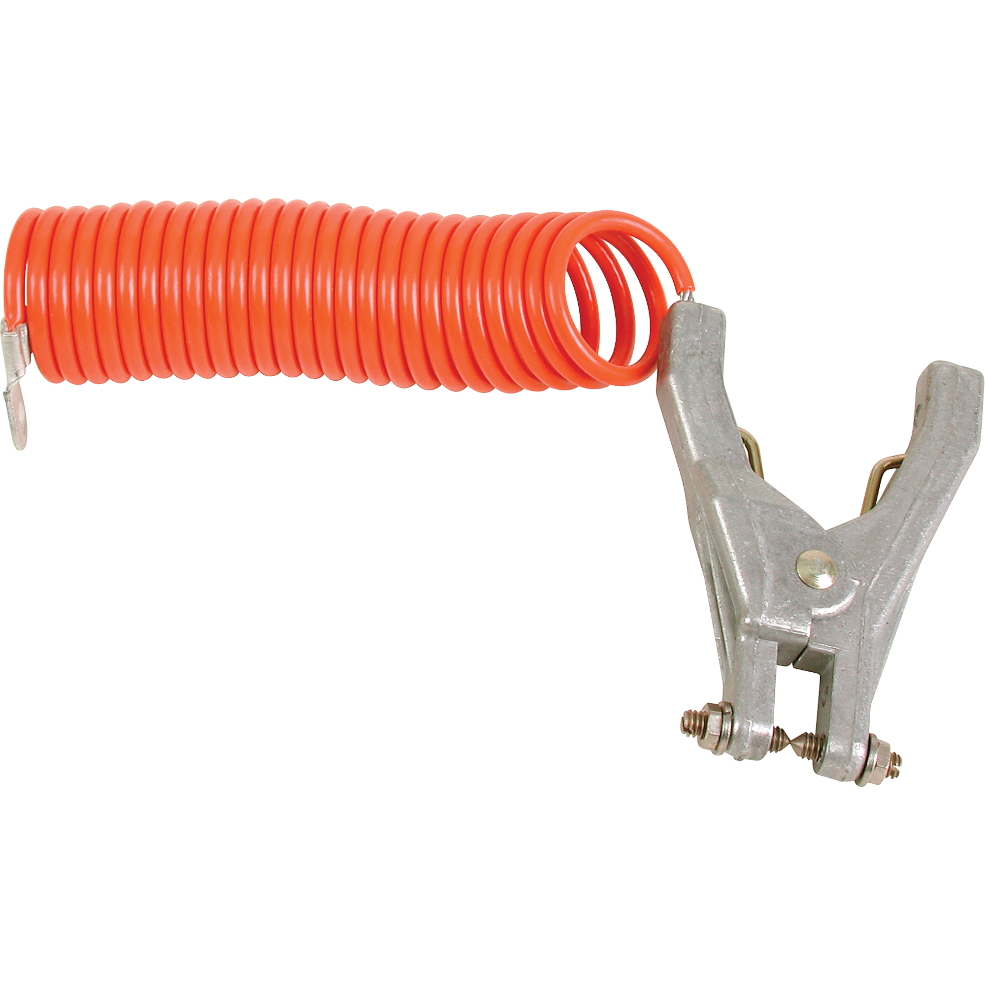 Pinces de mise à terre a/câble torsadé, Longueur 120"
