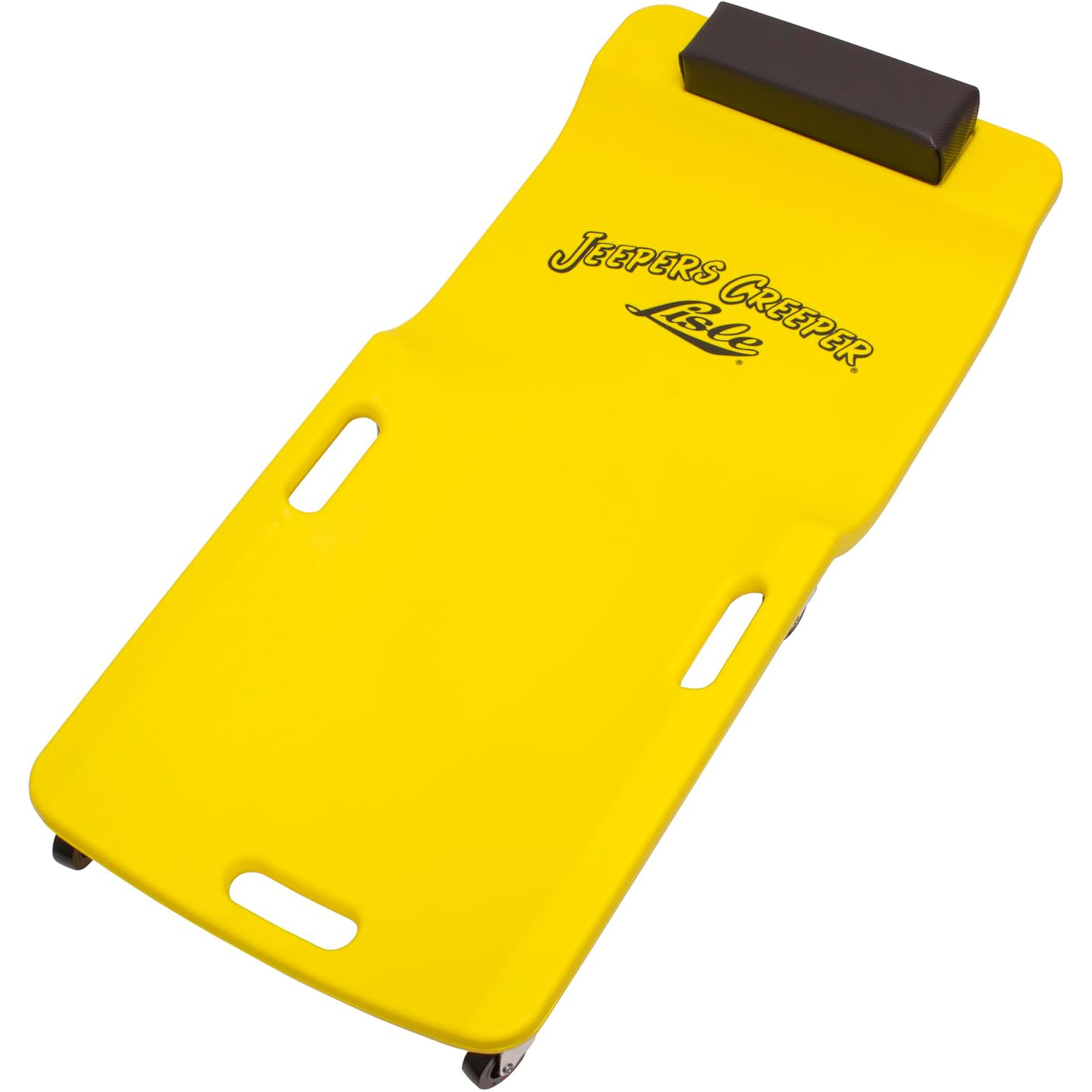 Sommier jaune à profil bas, en plastique robuste