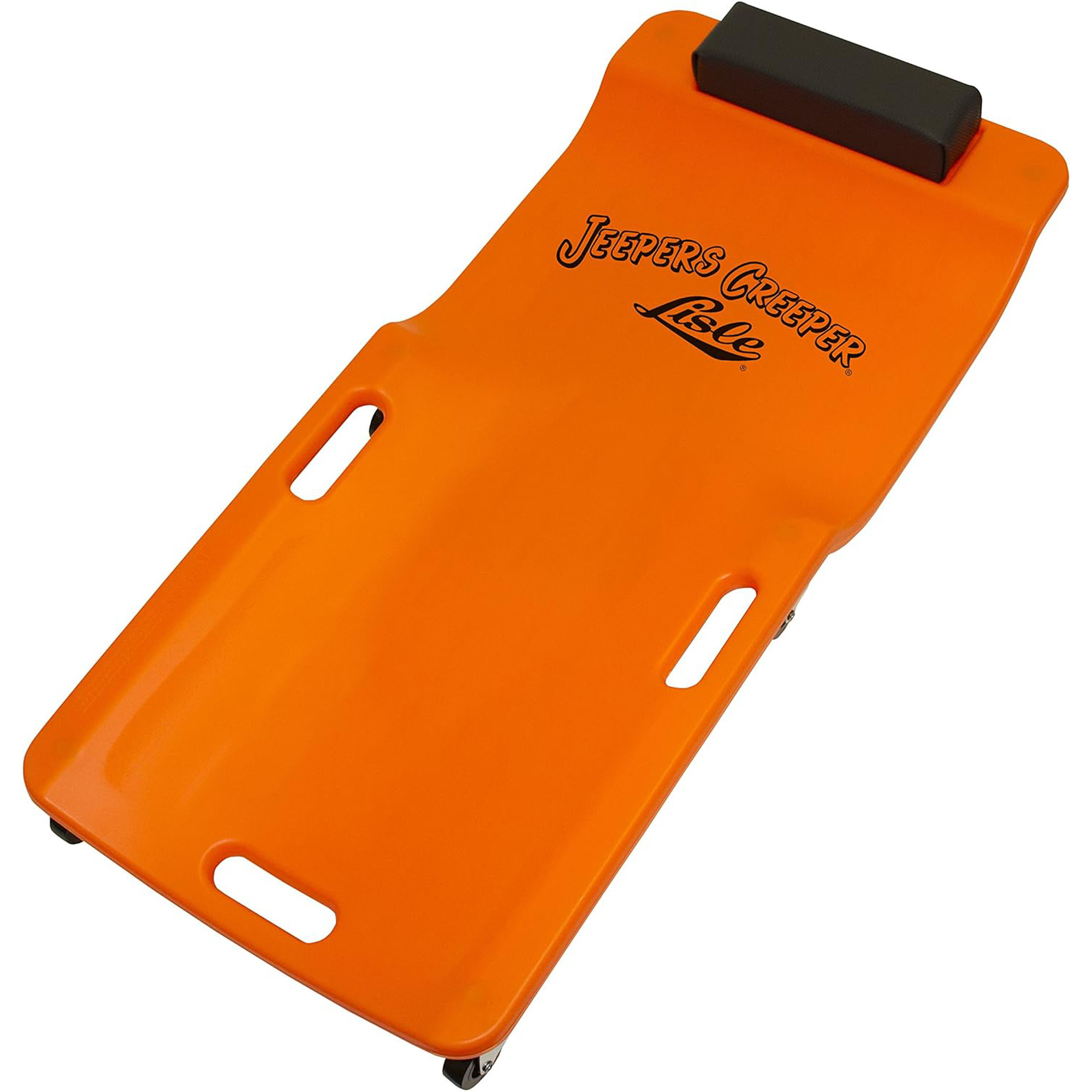 Sommier orange néon à profil bas, en plastique robuste