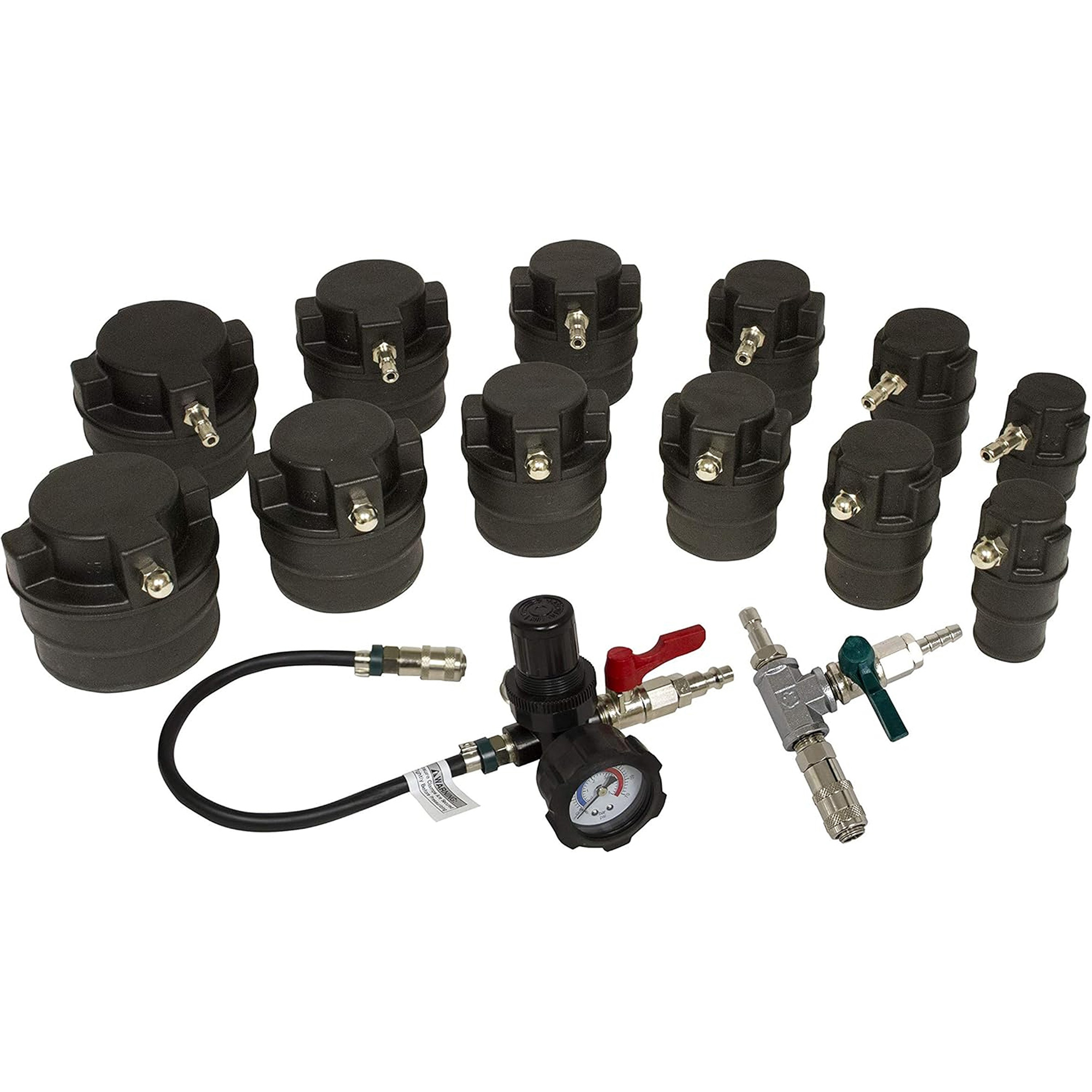 Trousse de test de système d'air de turbocompresseur avec adaptateur pour fumée