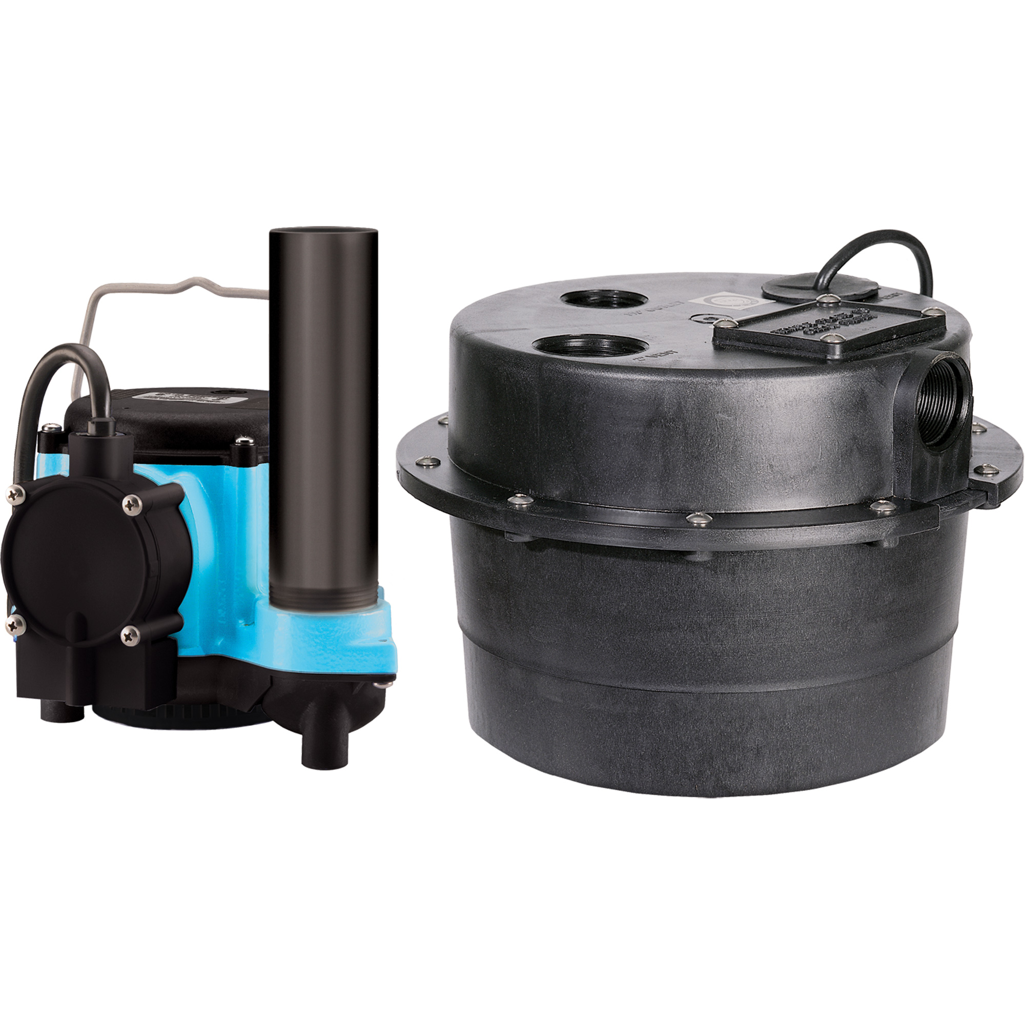 Pompe de puisard DrainosaurMD, 29 gal./min, 115 V, 9 A, 1/3 CV