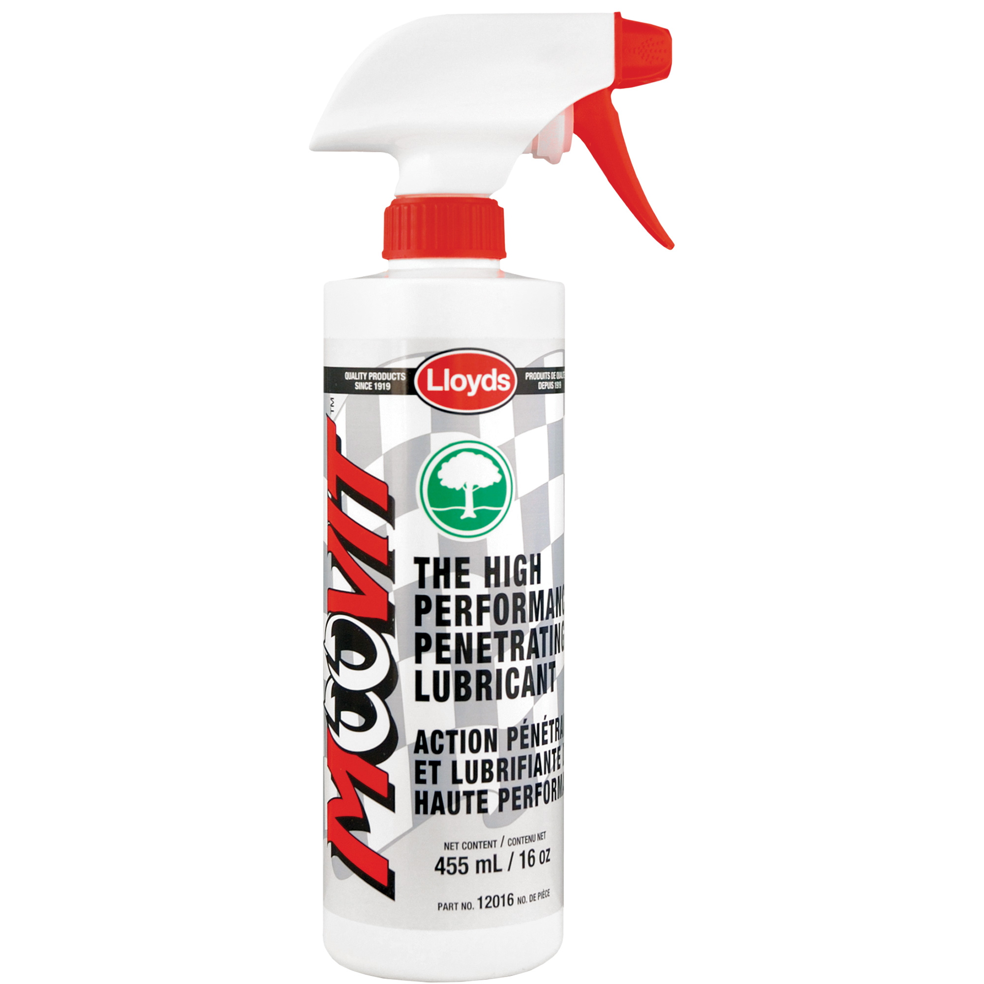 Lubrifiant haute performance Moovit, Bouteille à gâchette, 16 oz