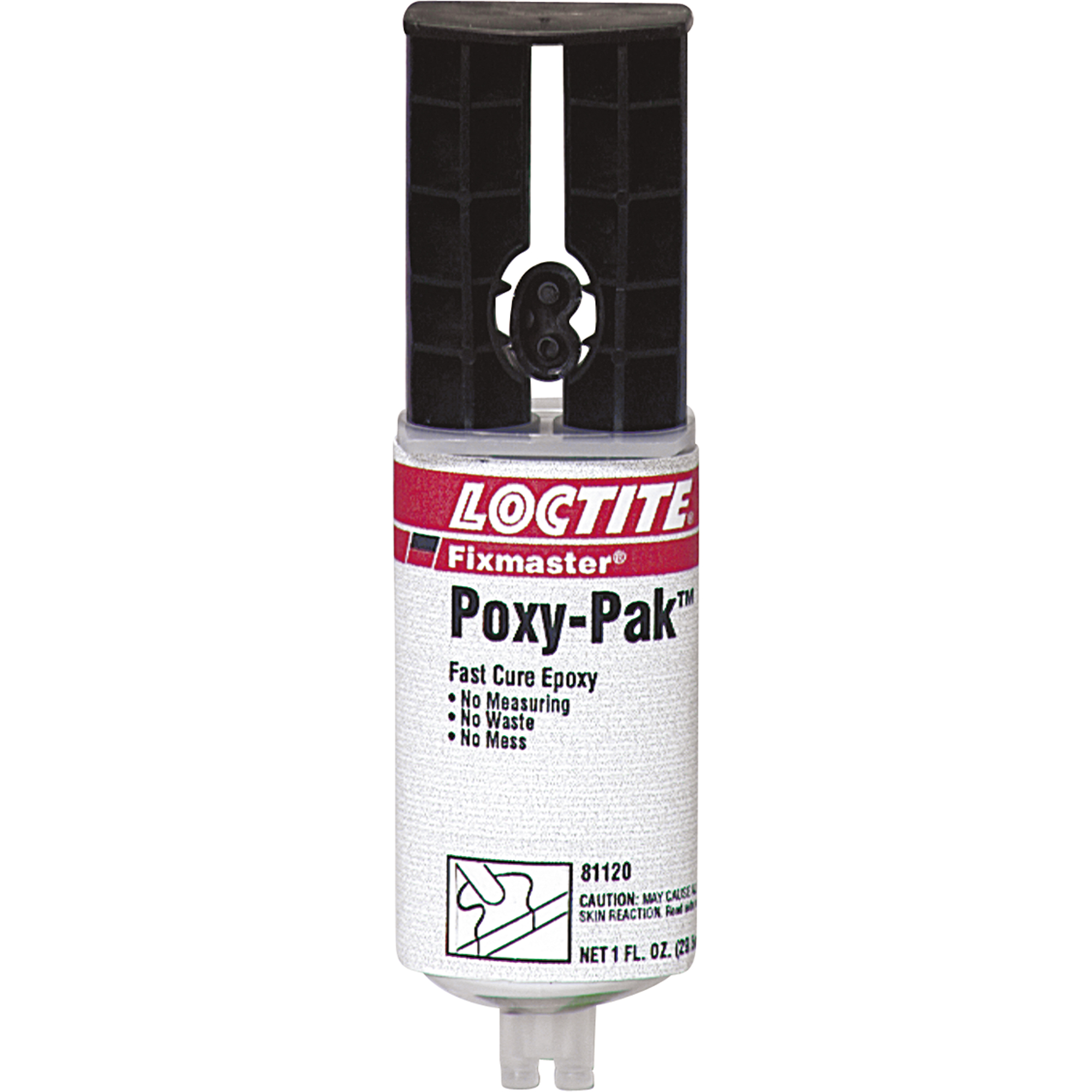 Adhésif à séchage rapide POXY PAKMC de FixmasterMD, 92 g, Seringue, Deux composants, Translucide