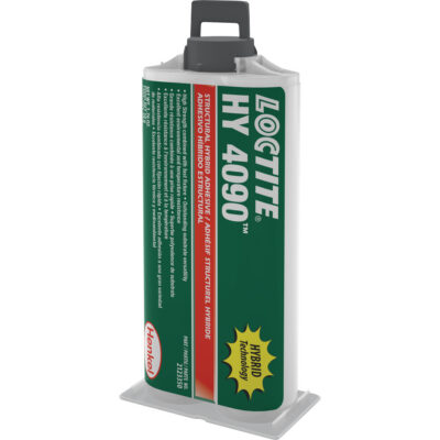 Adhésif hybride pour réparations structurales HY 4090MC, Deux composants, Cartouche double, 50 g, Blanc cassé