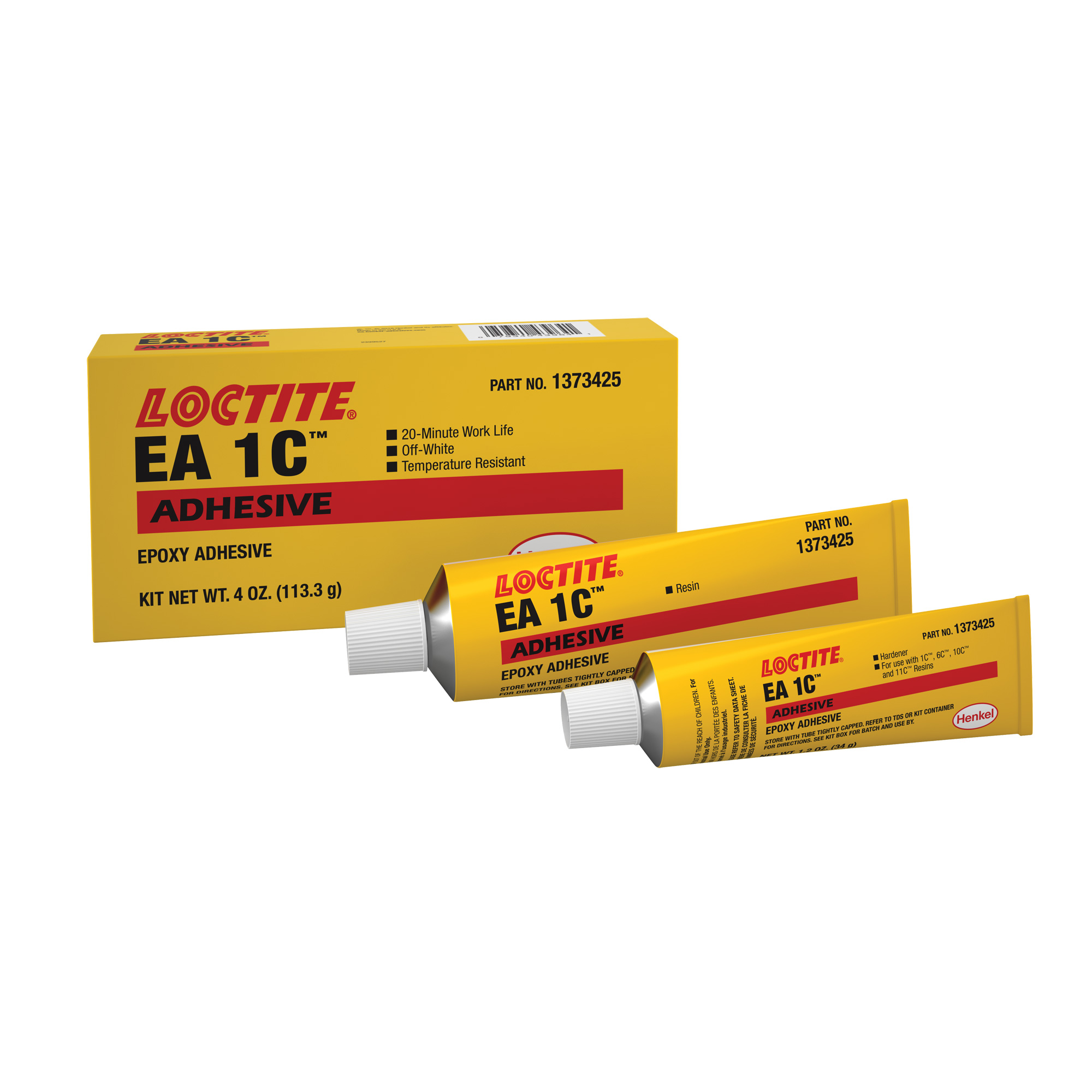 Adhésif HysolMC 1C, 163 g, Trousse, Deux composants, Blanc