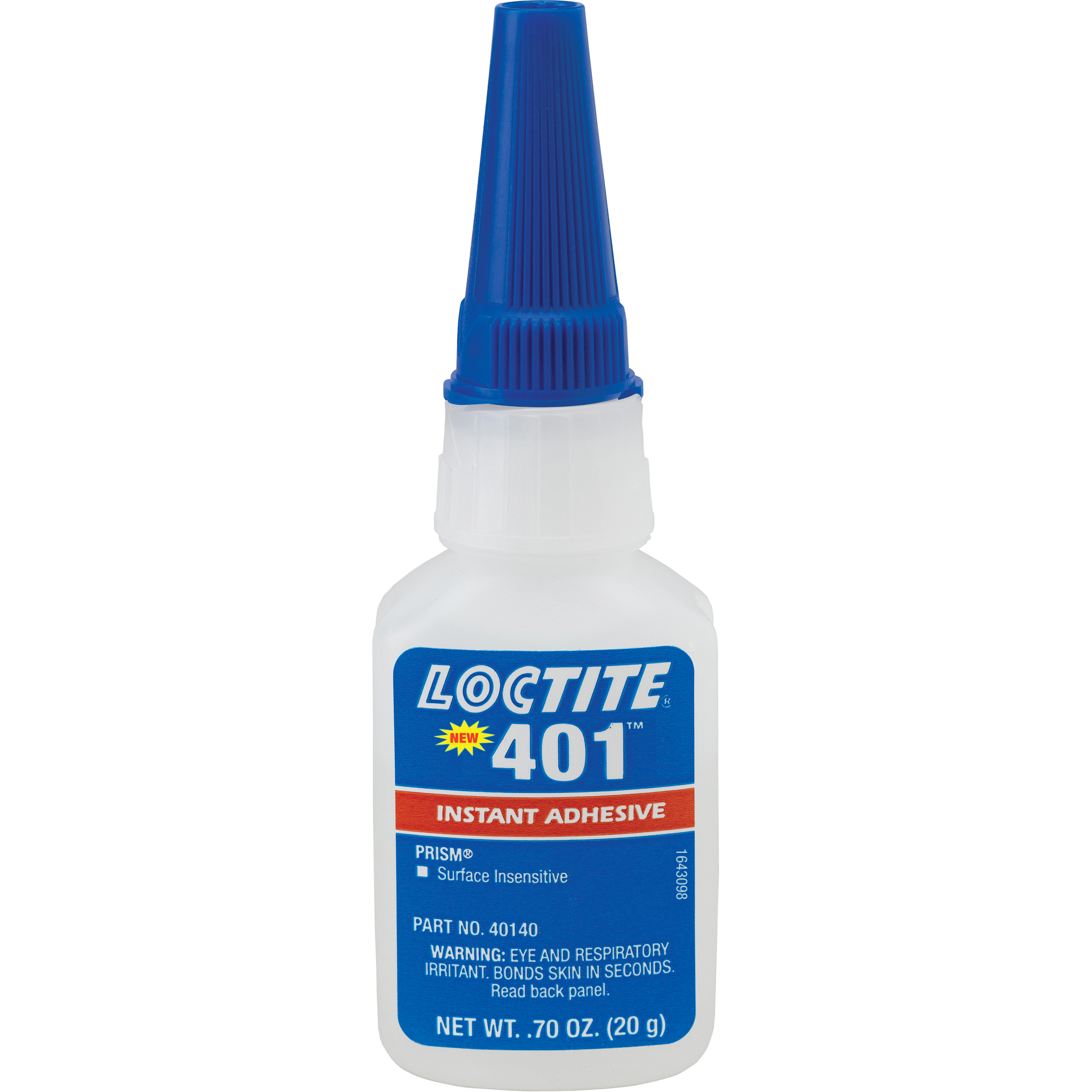 Adhésif instantané PrismMC 401, Transparent, Bouteille, 20 g