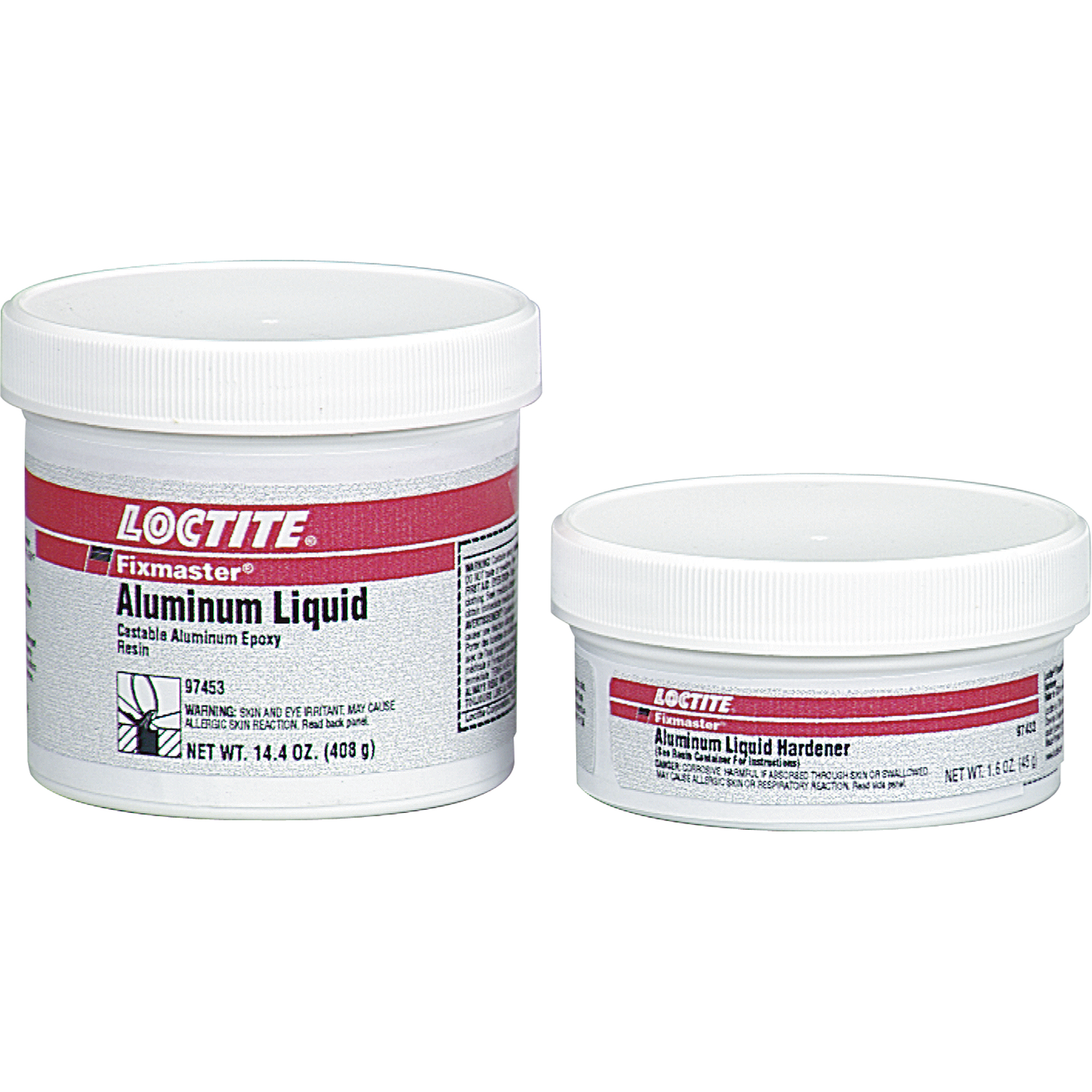 Adhésif liquide d'aluminium FixmasterMD, 681 g, Trousse, Deux composants, Gris