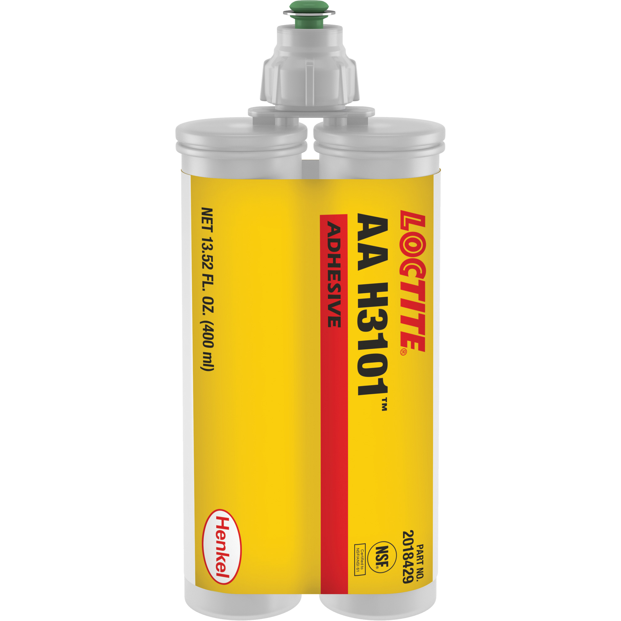 Adhésif structural AA H3101MC, Deux composants, Cartouche double, 400 ml, Blanc