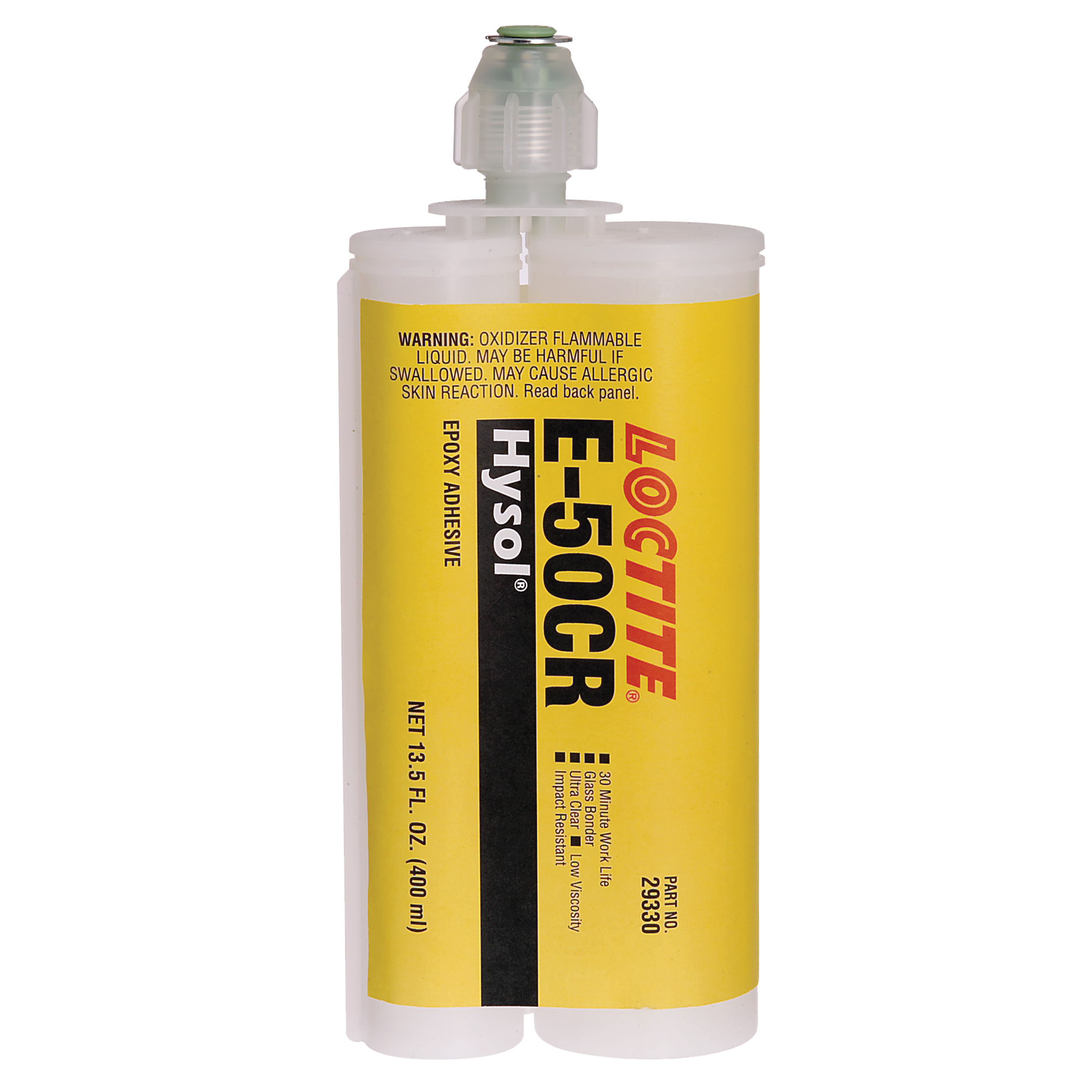 Adhésif structurel pour le verre E-30CLMC, 200 ml, Cartouche double, Deux composants, Ultra clair
