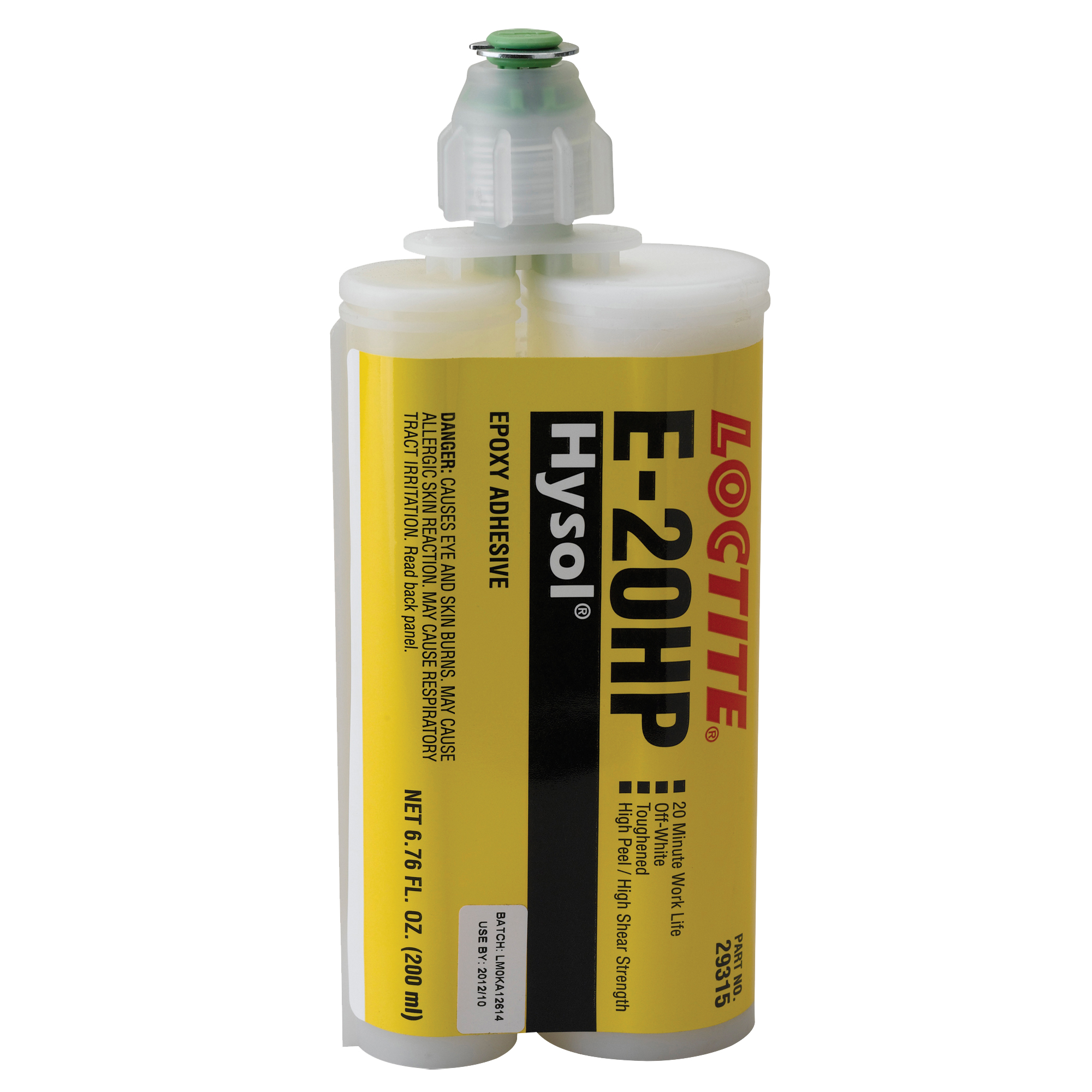 Adhésifs structuraux à séchage rapide E-20PMC, 200 ml, Cartouche double, Deux composants, Blanc