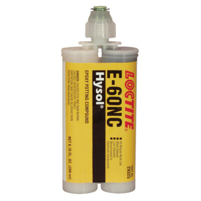 Adhésifs structuraux non corrosifs pour les composants électriques E-60NCMC, 200 ml, Cartouche double, Deux composants, Noir