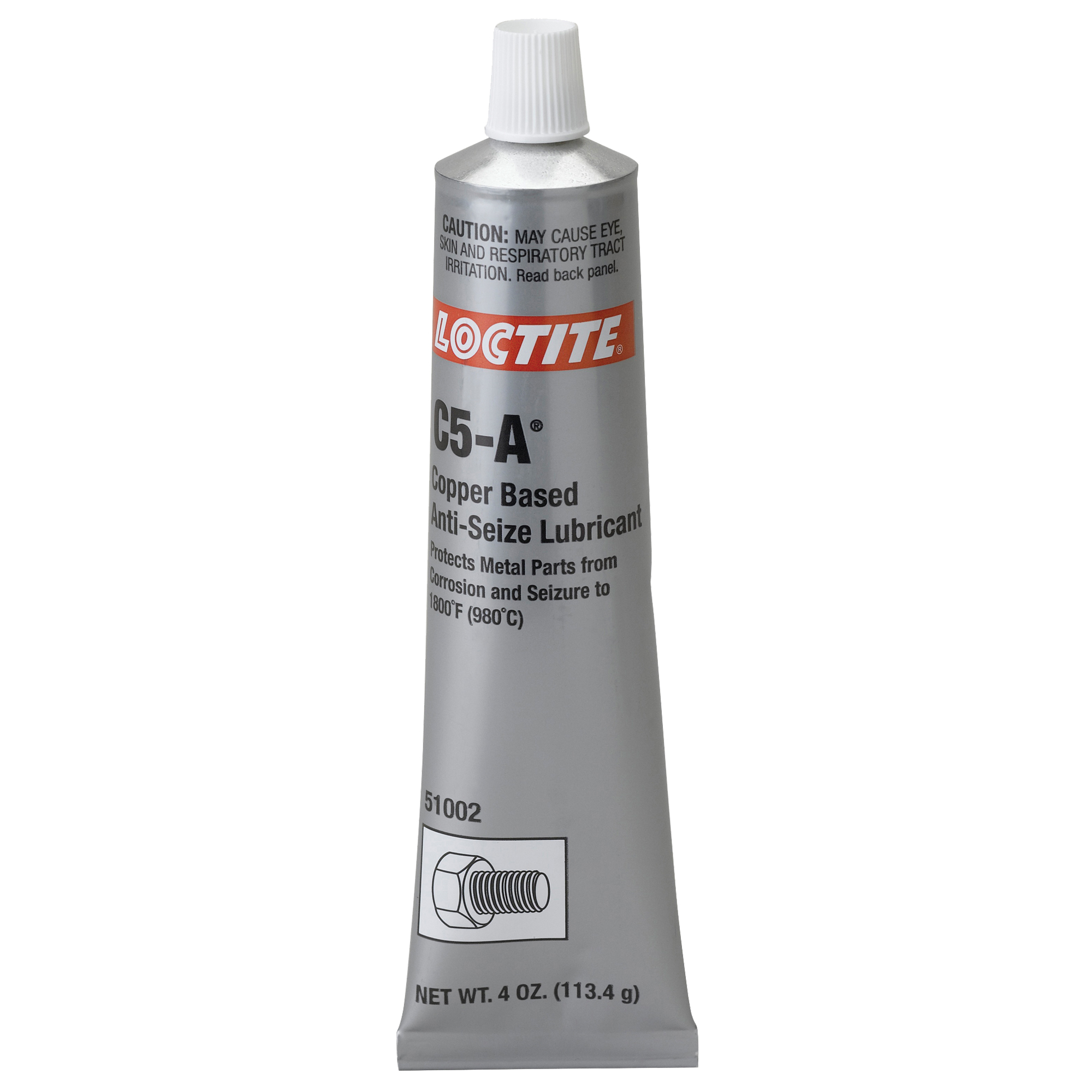 Anti-blocage cuivre LoctiteMD LB 8008MC, 4 oz, Tube, 1800°F (982°C) Température max.