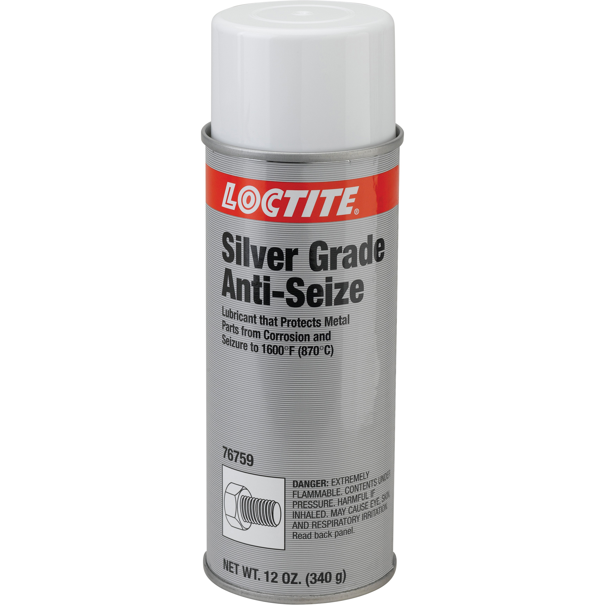 Antigrippant qualité argent, Canette aérosol, Temp. max. de 1600°F (871°C)