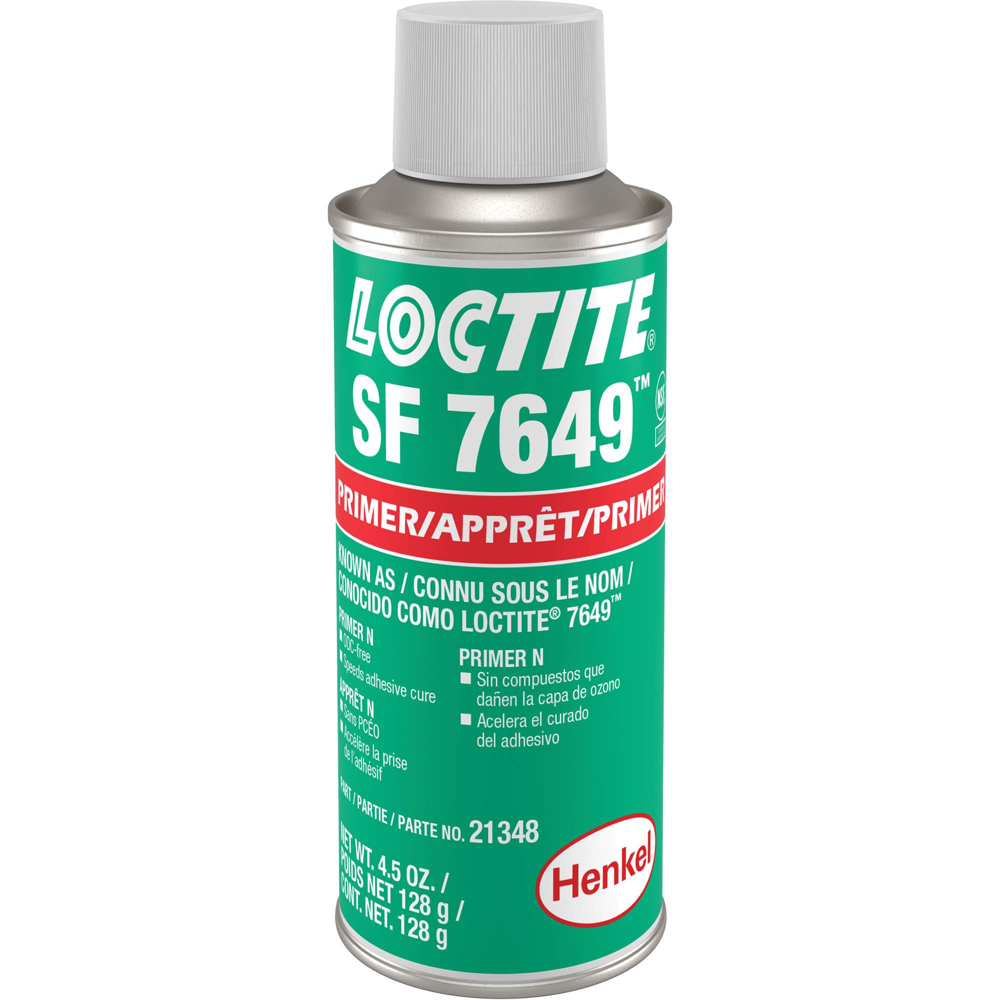 Apprêt N 7649 (acétone), 128 g, Canette aérosol