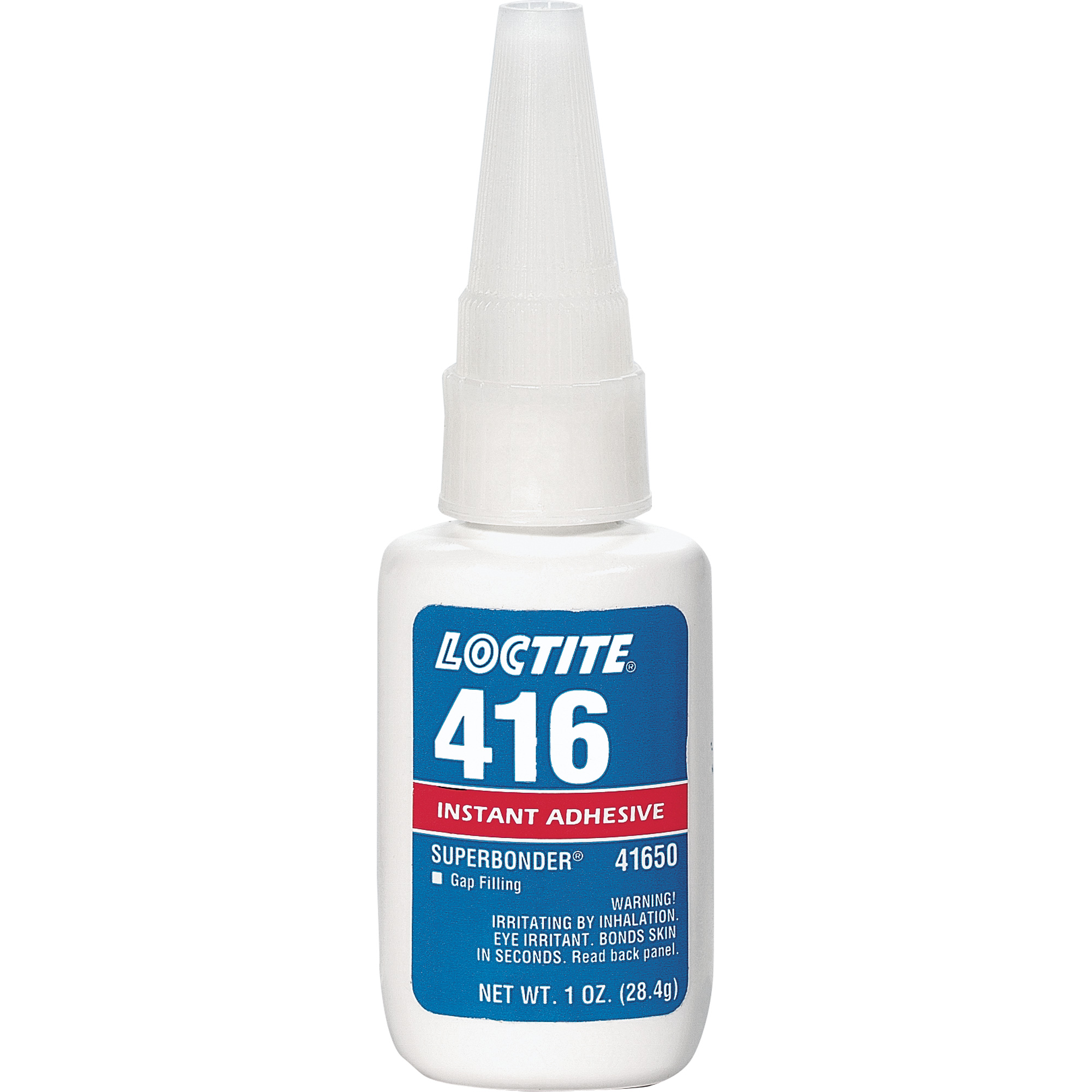 Colle instantanée 416MC Super BonderMD, Transparent, Bouteille, 1 oz