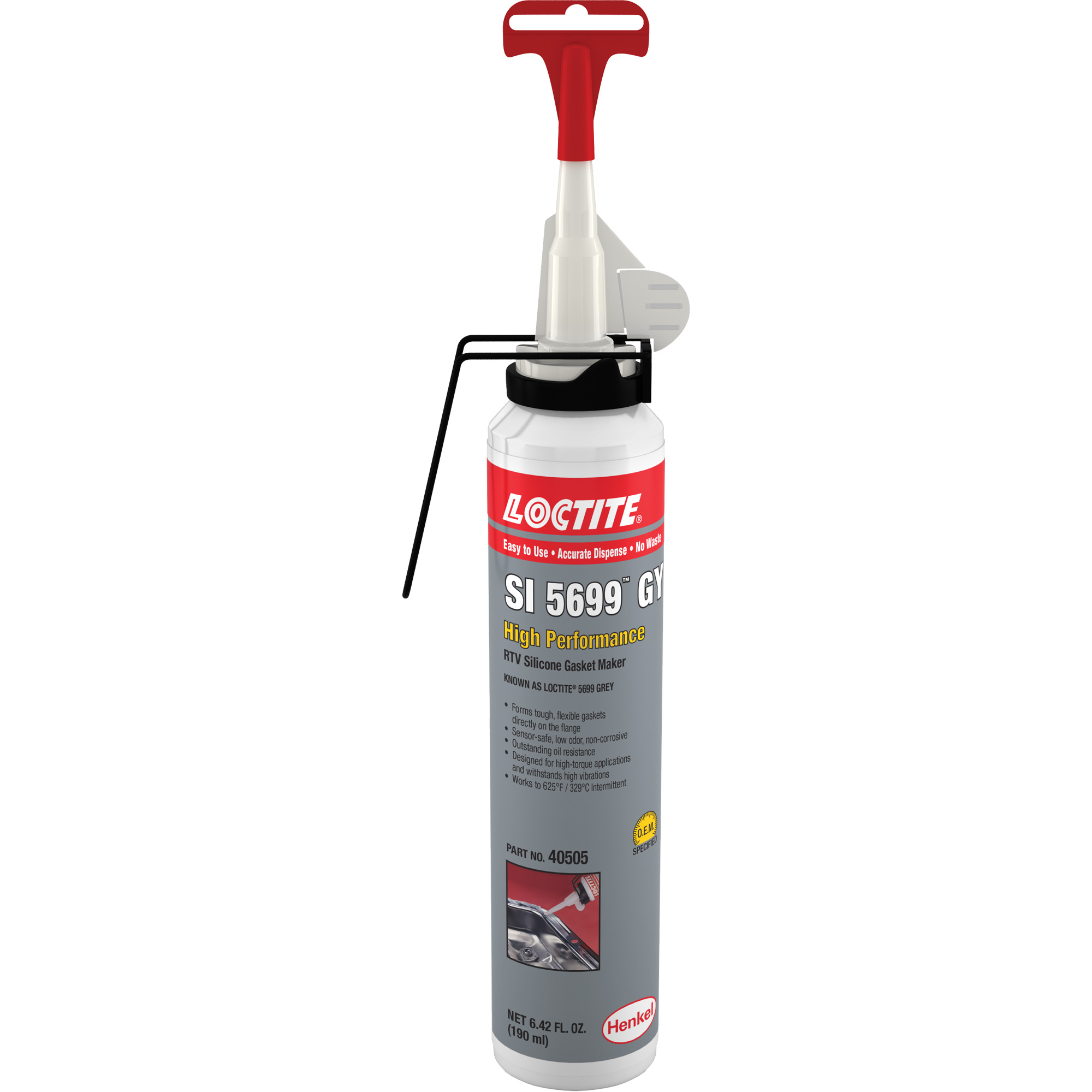 Composé à joints de silicone 5699MC RTV, Tube, Gris