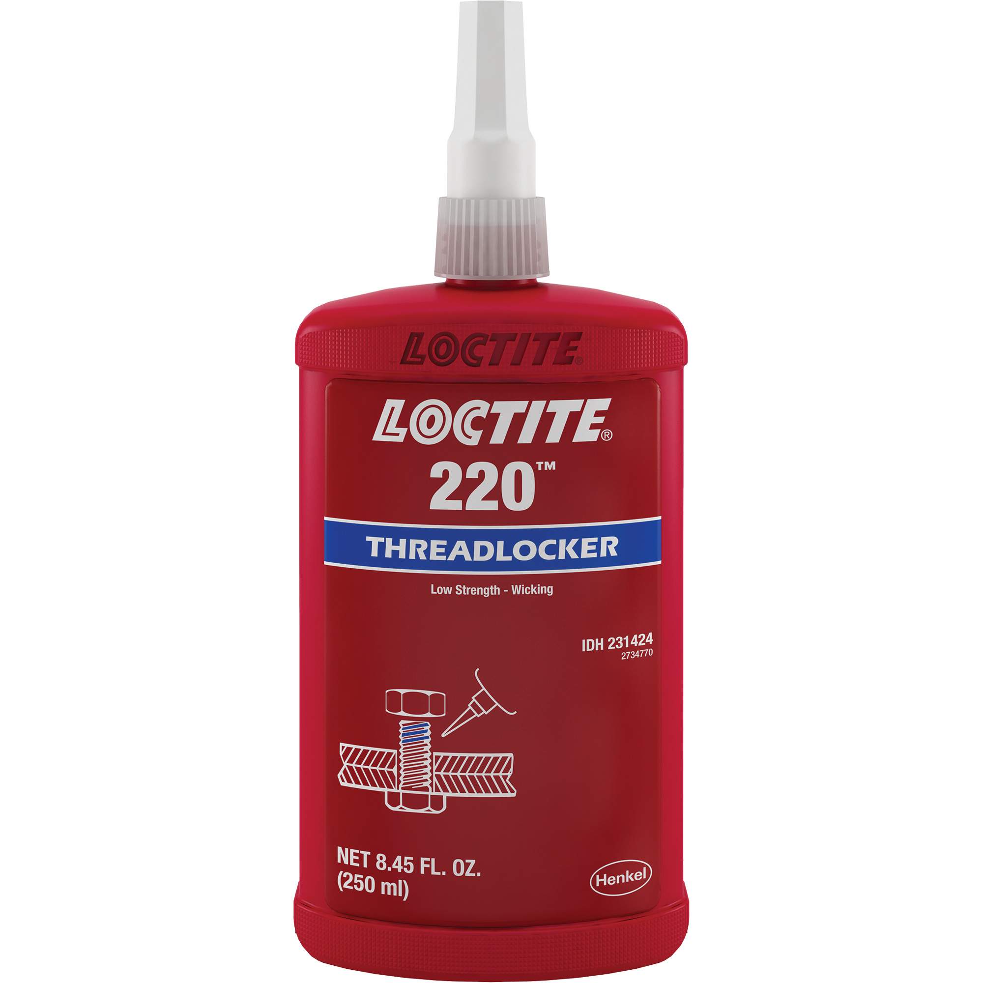 Composé de blocage 220, Bleu, Moyen, 250 ml, Bouteille