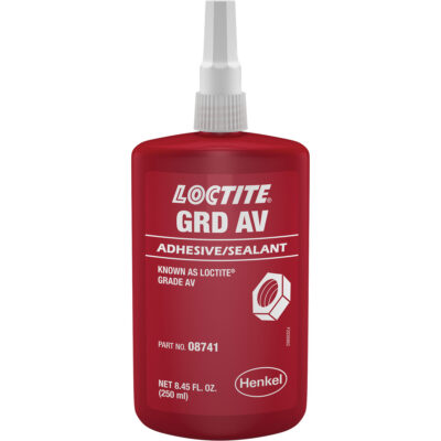 Composé de blocage de calibre lettre AV, Rouge, Élevé, 250 ml, Bouteille