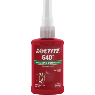 Composé de retenue 640 résistance moyenne/haute température, 50 ml, Bouteille, Vert