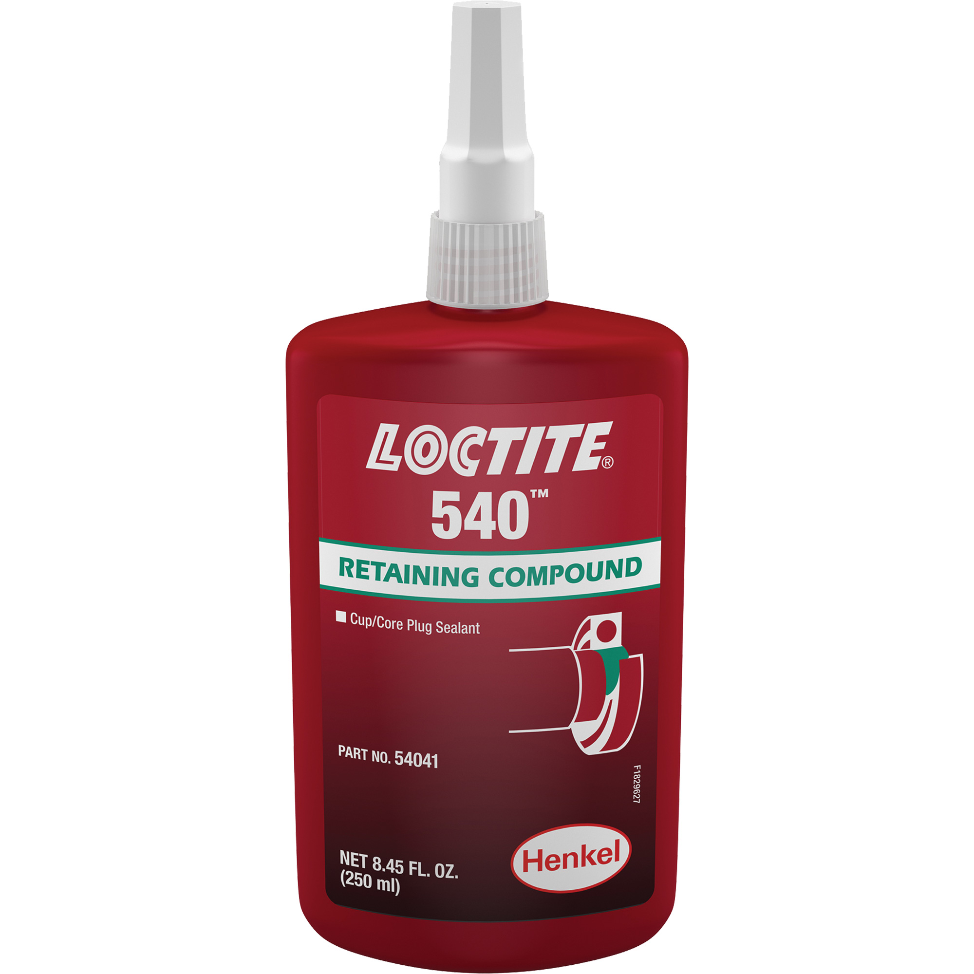 Composé de retenue LoctiteMD 540, 250 ml, Bouteille, Bleu