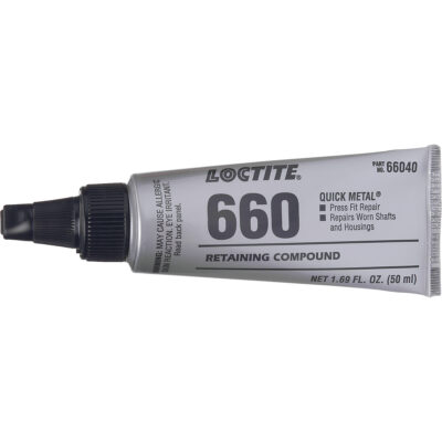 Composé de retenue pour réparation ajusté à la presse Quick MetalMC 660, 50 ml, Tube, Argent