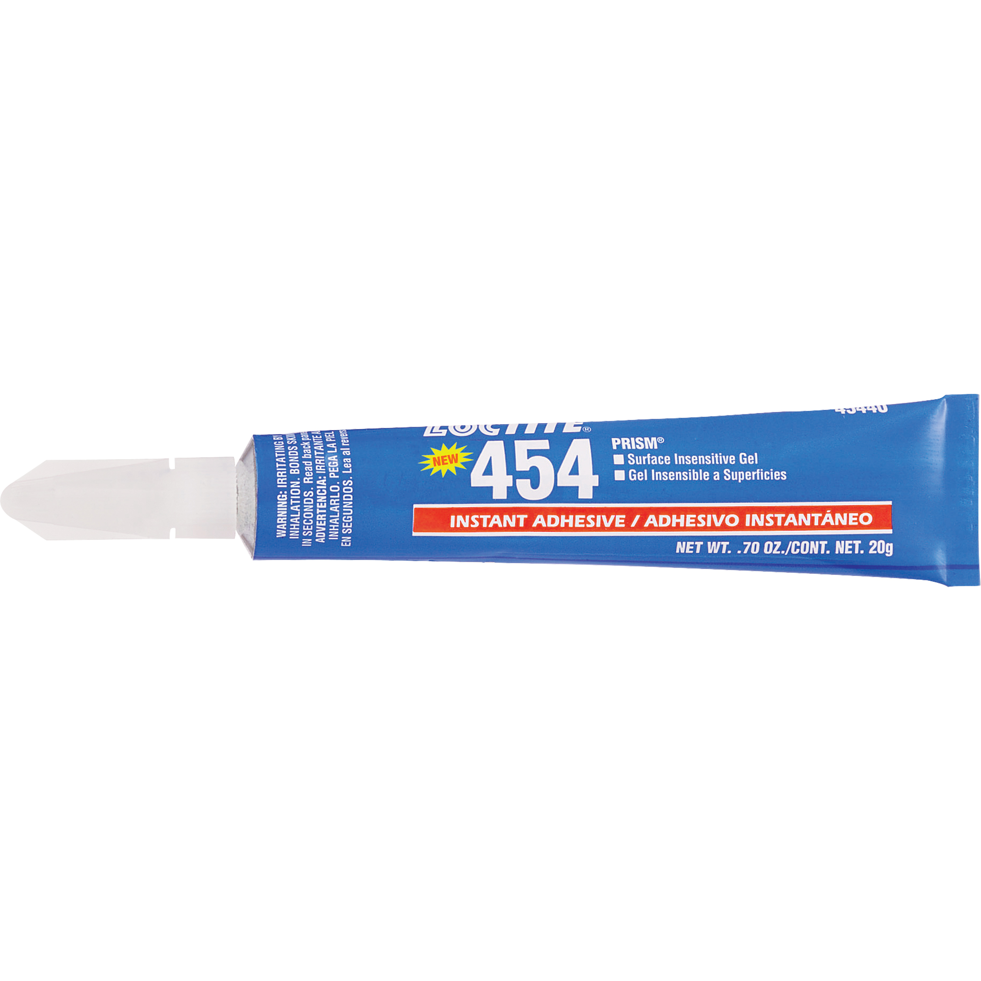 Gel adhésif instantané PrismMC 454, Transparent, Tube, 20 g
