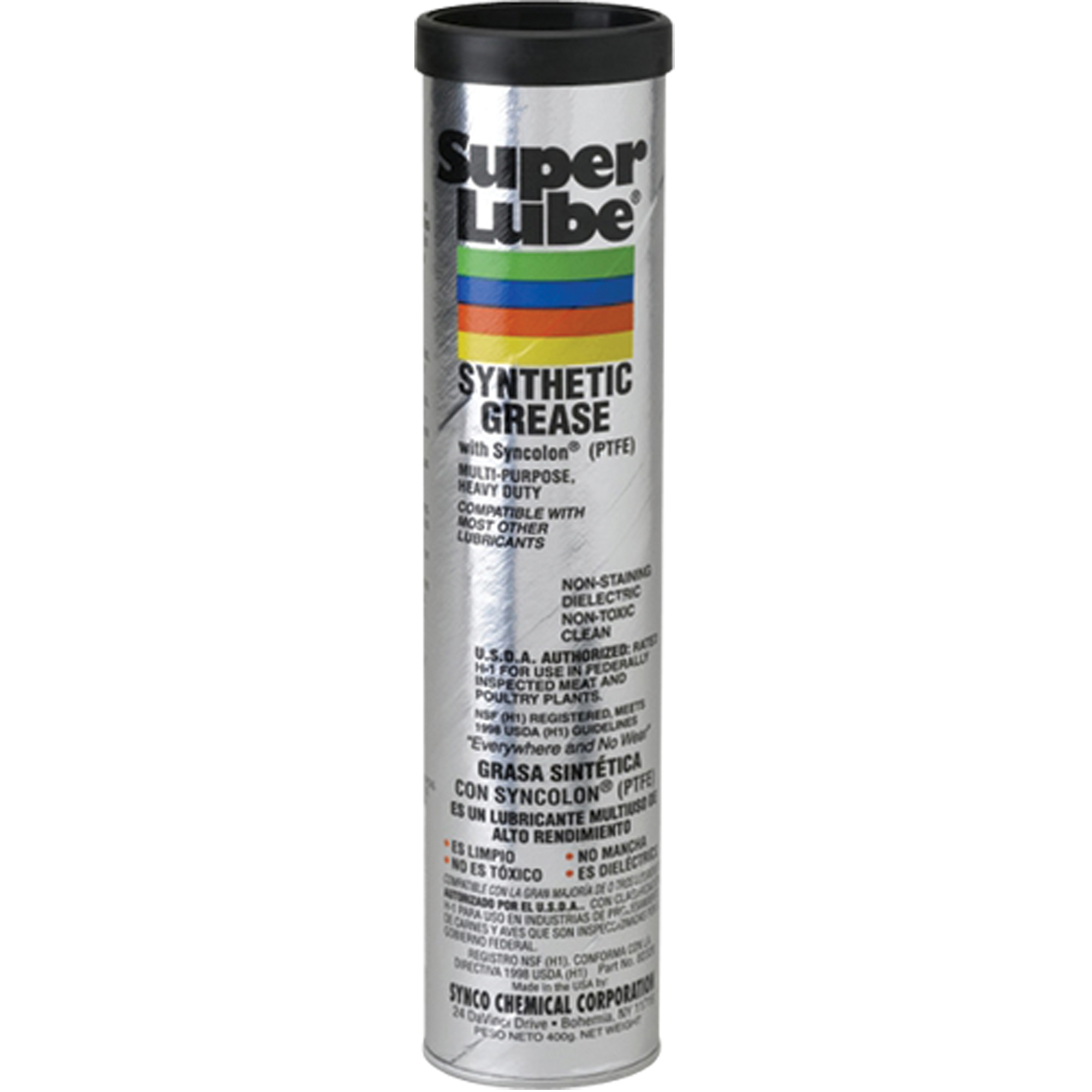 Graisse synthétique Super LubeMC a/PFTE, 400 g, Cartouche