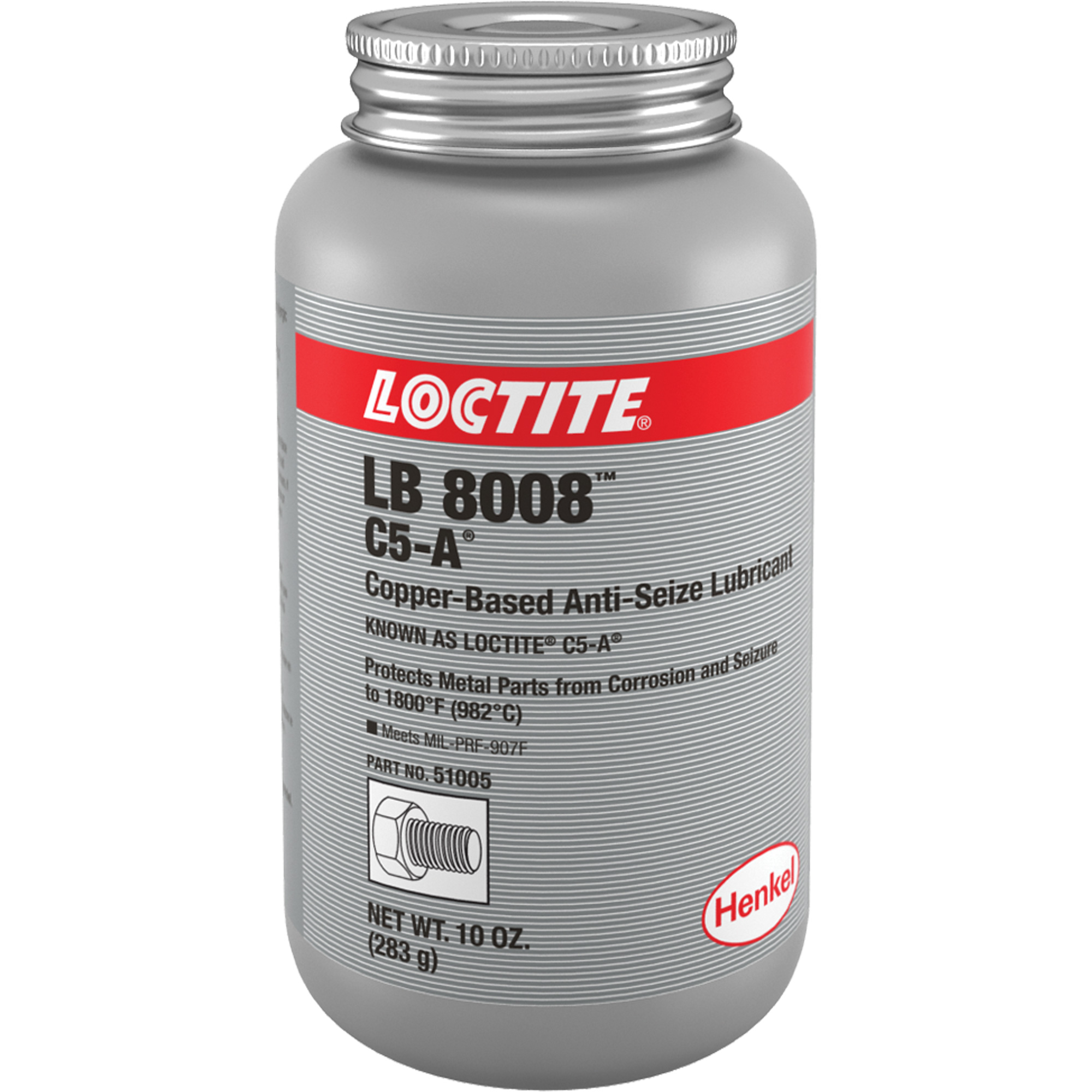 Lubrifiant antigrippant à base de cuivre, 10 oz, Canette à dessus brosse, 1800°F (982°C) Température max.