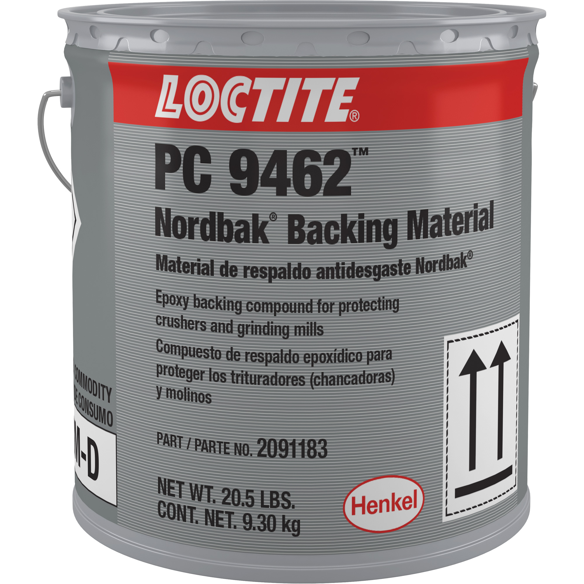 Matériau de support PC 9462 Nordbak, 20,5 lb, Époxyde, Deux composants, Vert/Gris