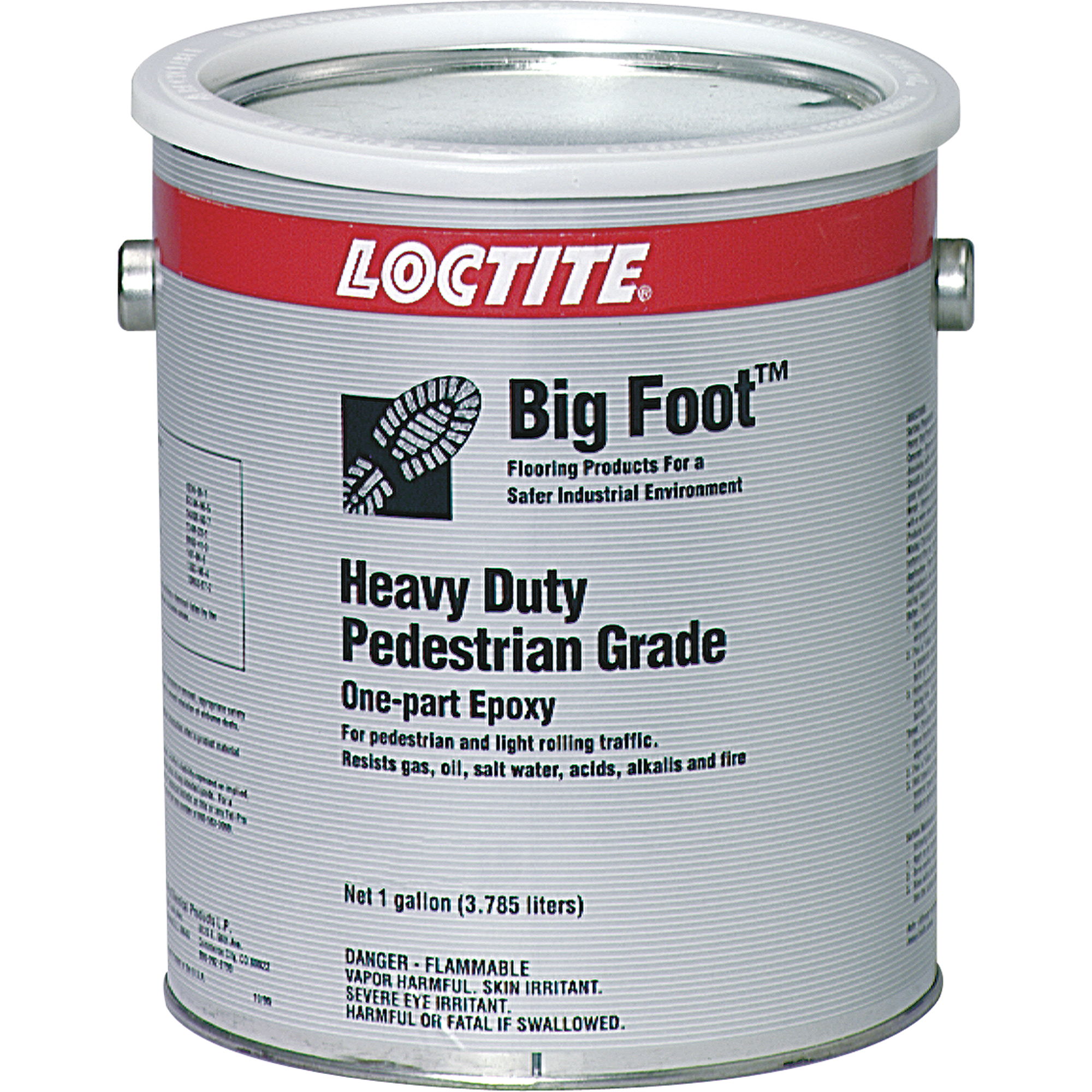 Revêtement antidérapant robuste pour plancher Big FootMC de calibre piéton, 1 gal., Époxy, Noir