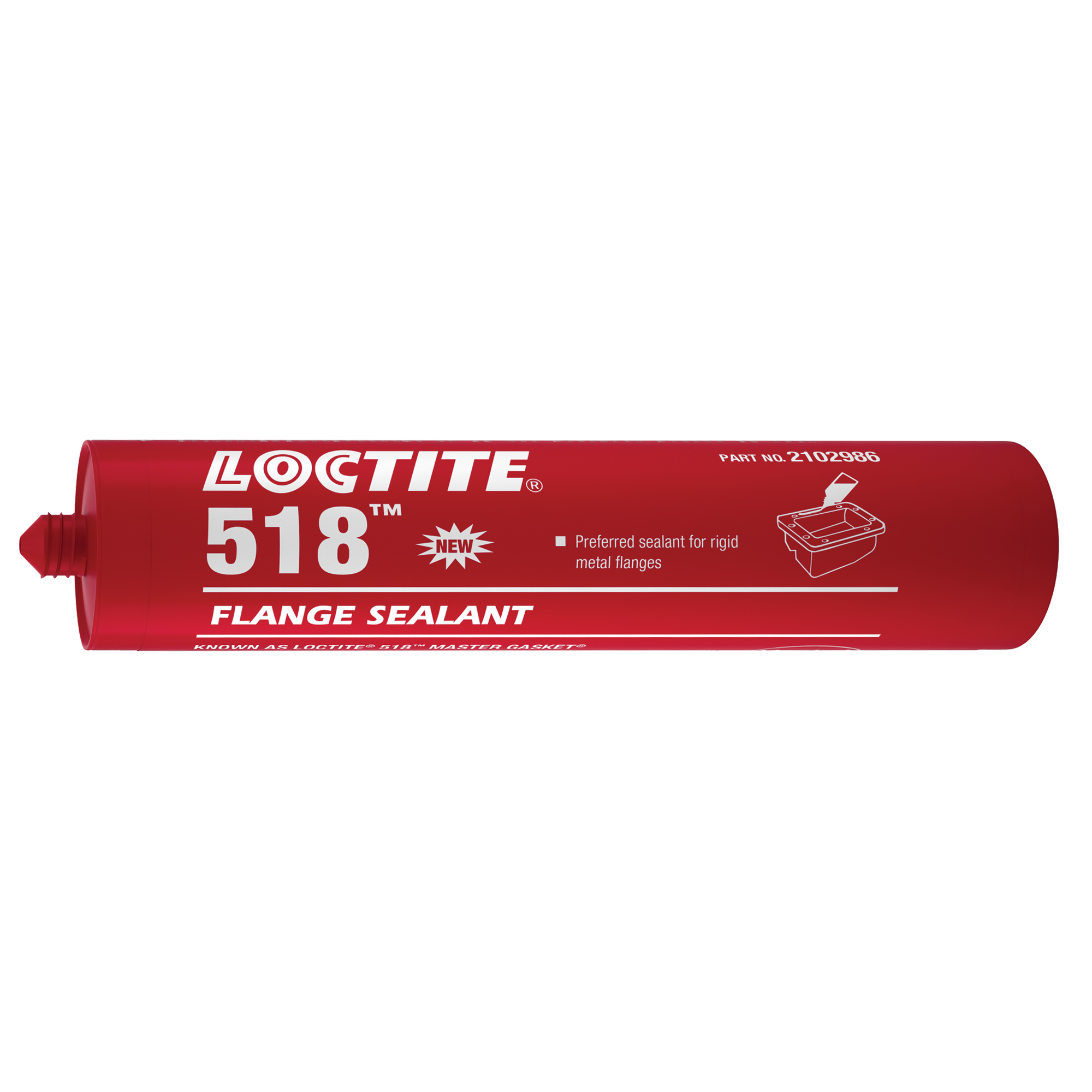 Scellant à collerettes 518MC, Cartouche, Rouge