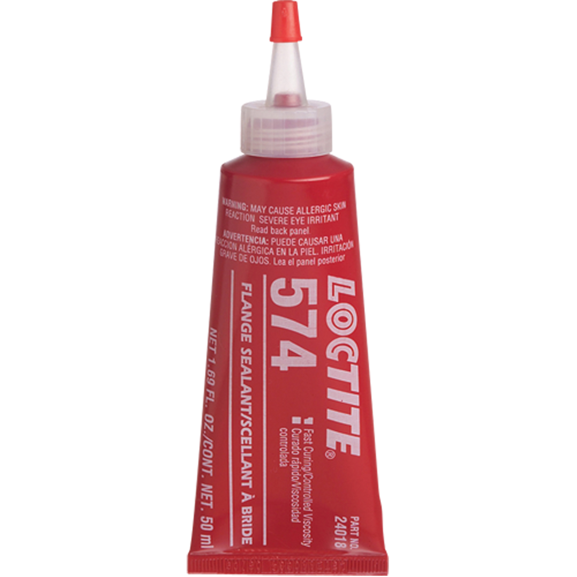 Scellant à collerettes 574 à séchage rapide, Tube, Orange
