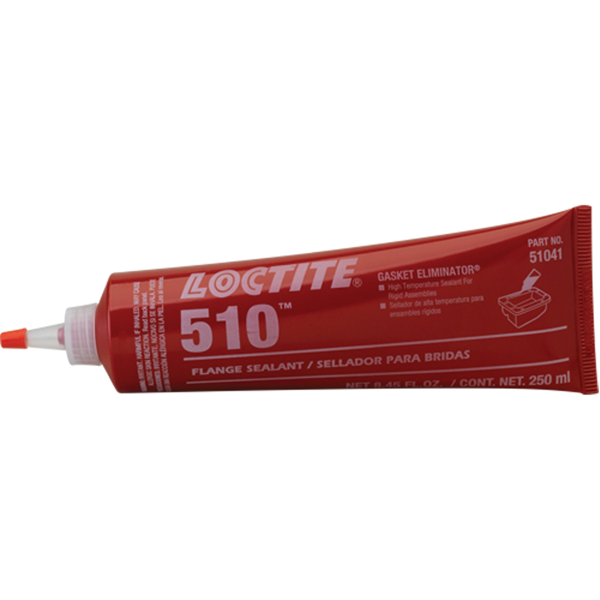 Scellant à collerettes Gasket EliminatorMC 510 haute température, Tube, Rouge
