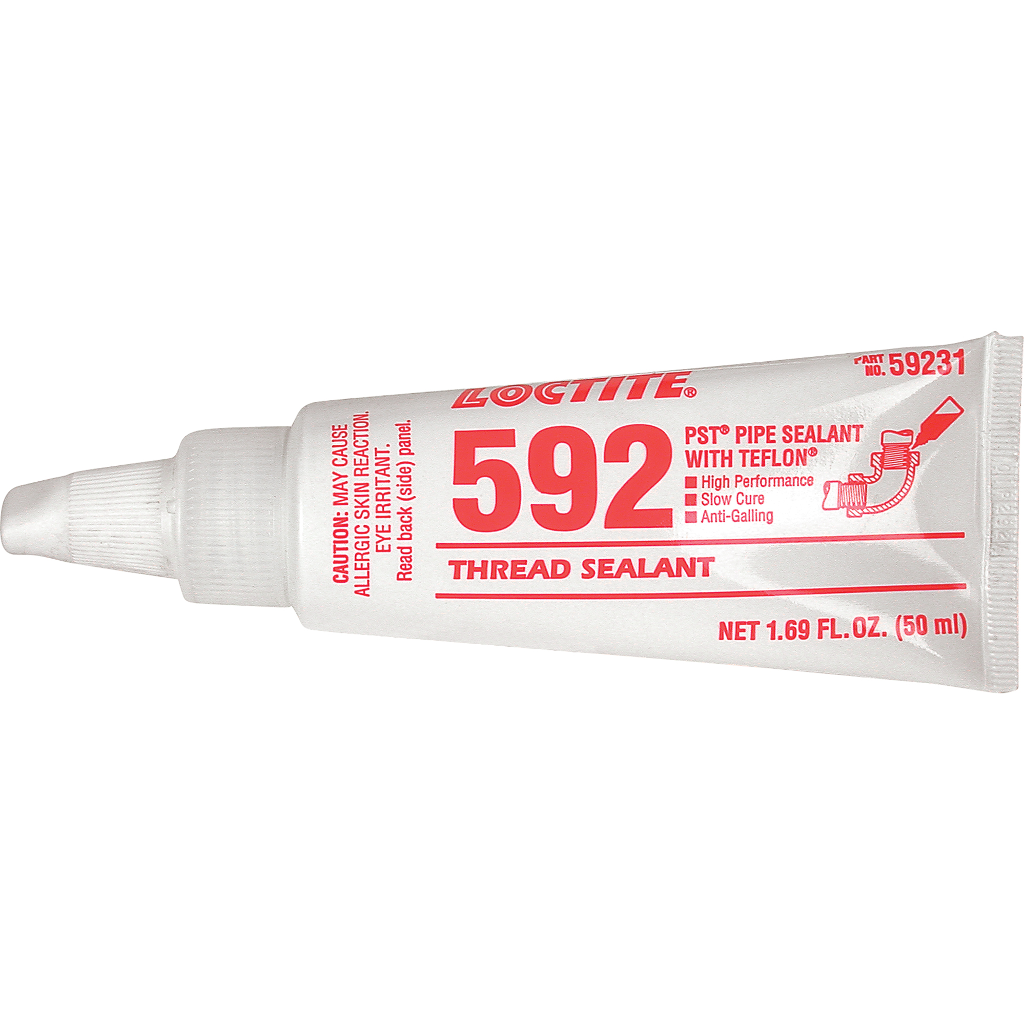 Scellant à filets 592 PSTMC séchage lent, Tube, 50 ml,
