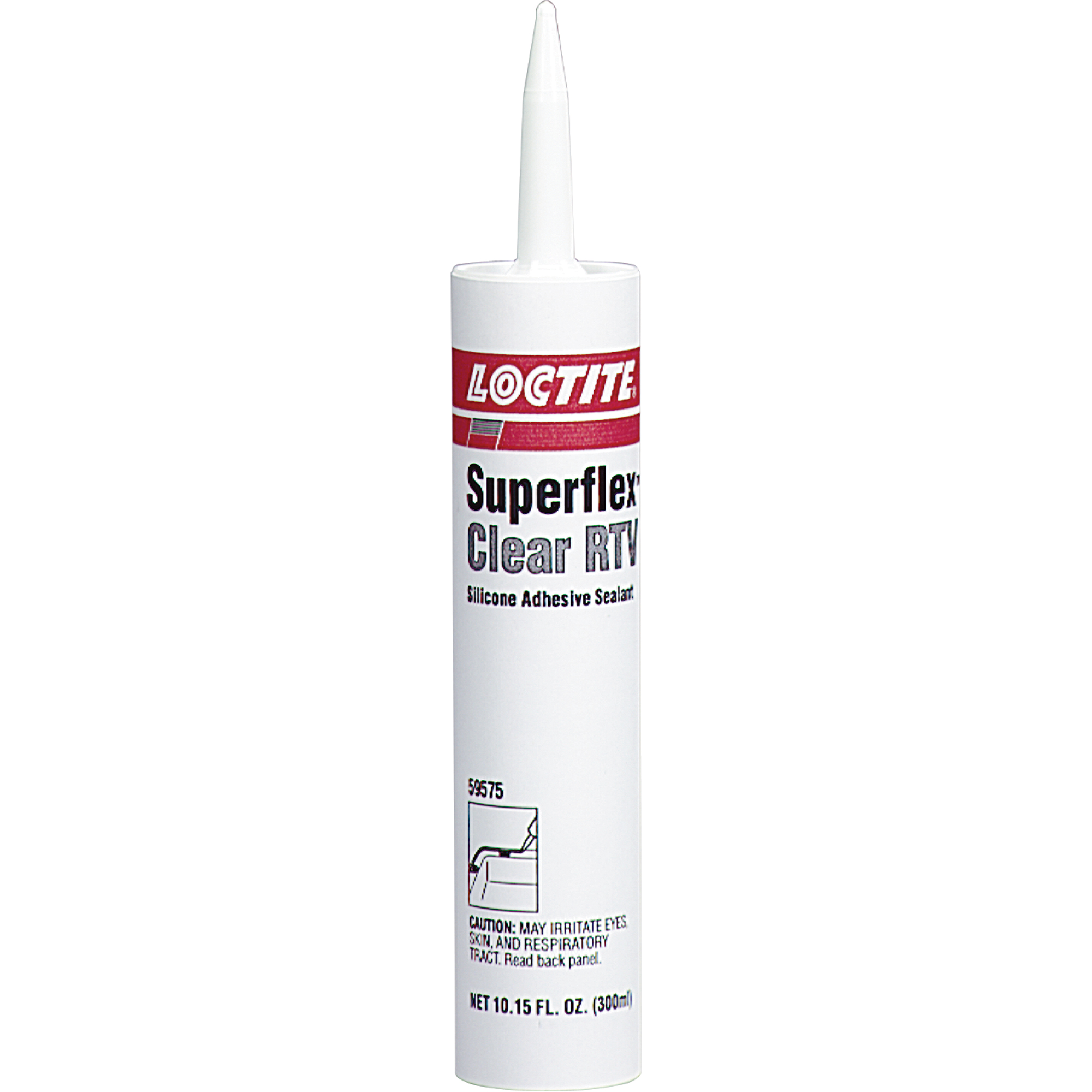 Scellant adhésif à la silicone SuperflexMC RTV, Cartouche, Blanc