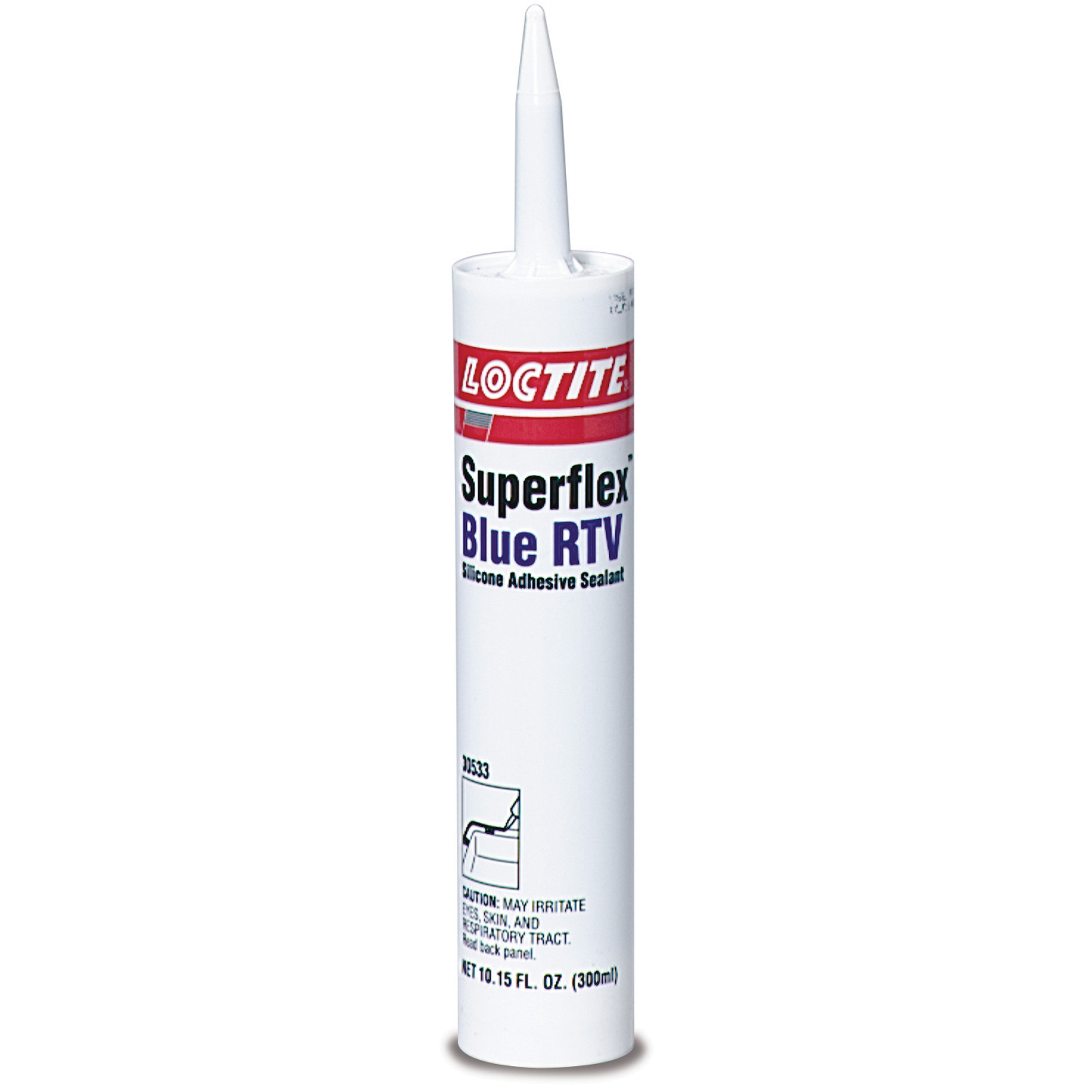 Scellant adhésif à la silicone SuperflexMC RTV, Cartouche, Bleu