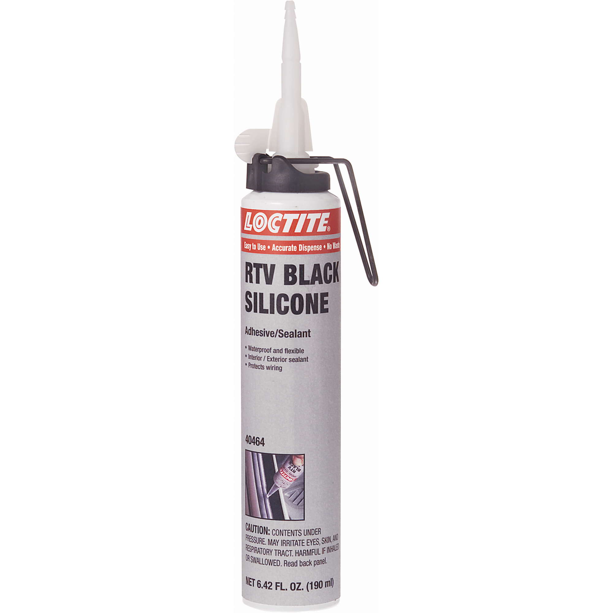 Scellant adhésif à la silicone SuperflexMC RTV, Cartouche, Noir