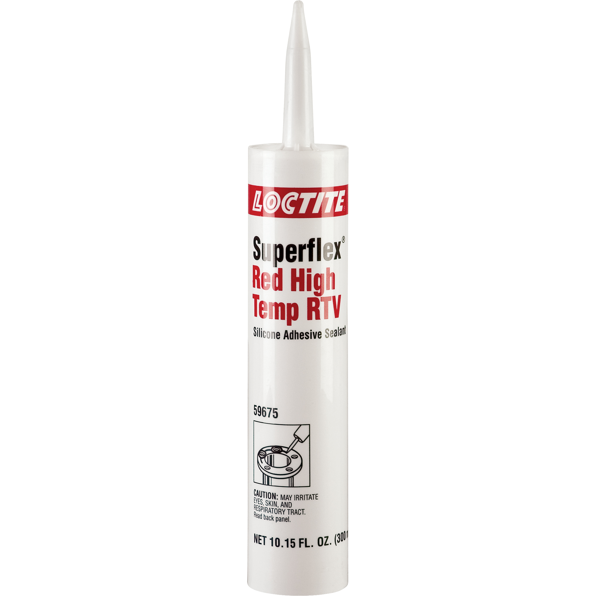 Scellant adhésif haute température à base de silicone SuperflexMC RTV, Cartouche, Rouge