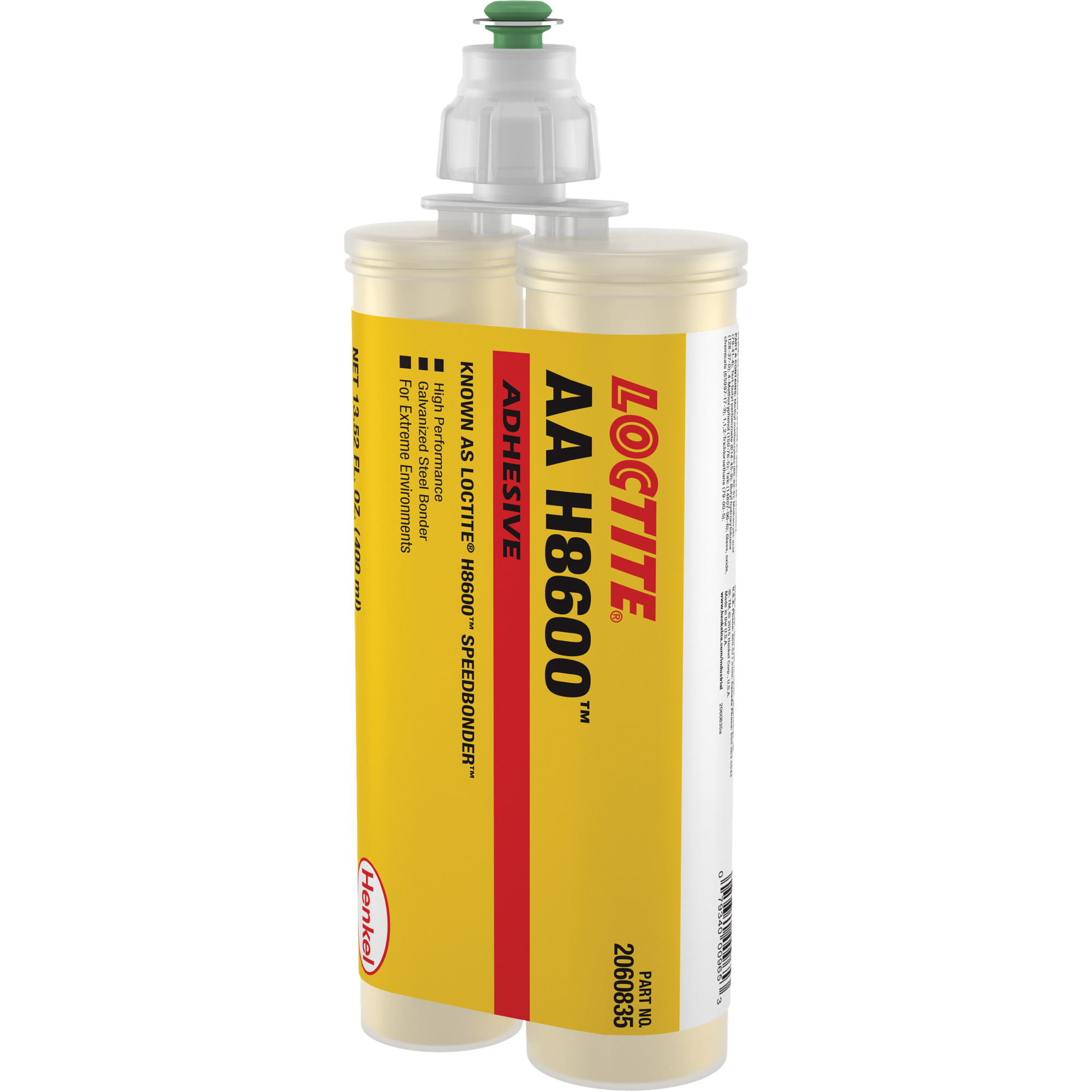 SpeedbonderMC H8600, résine (A), Deux composants, Cartouche, 400 ml, Bleu