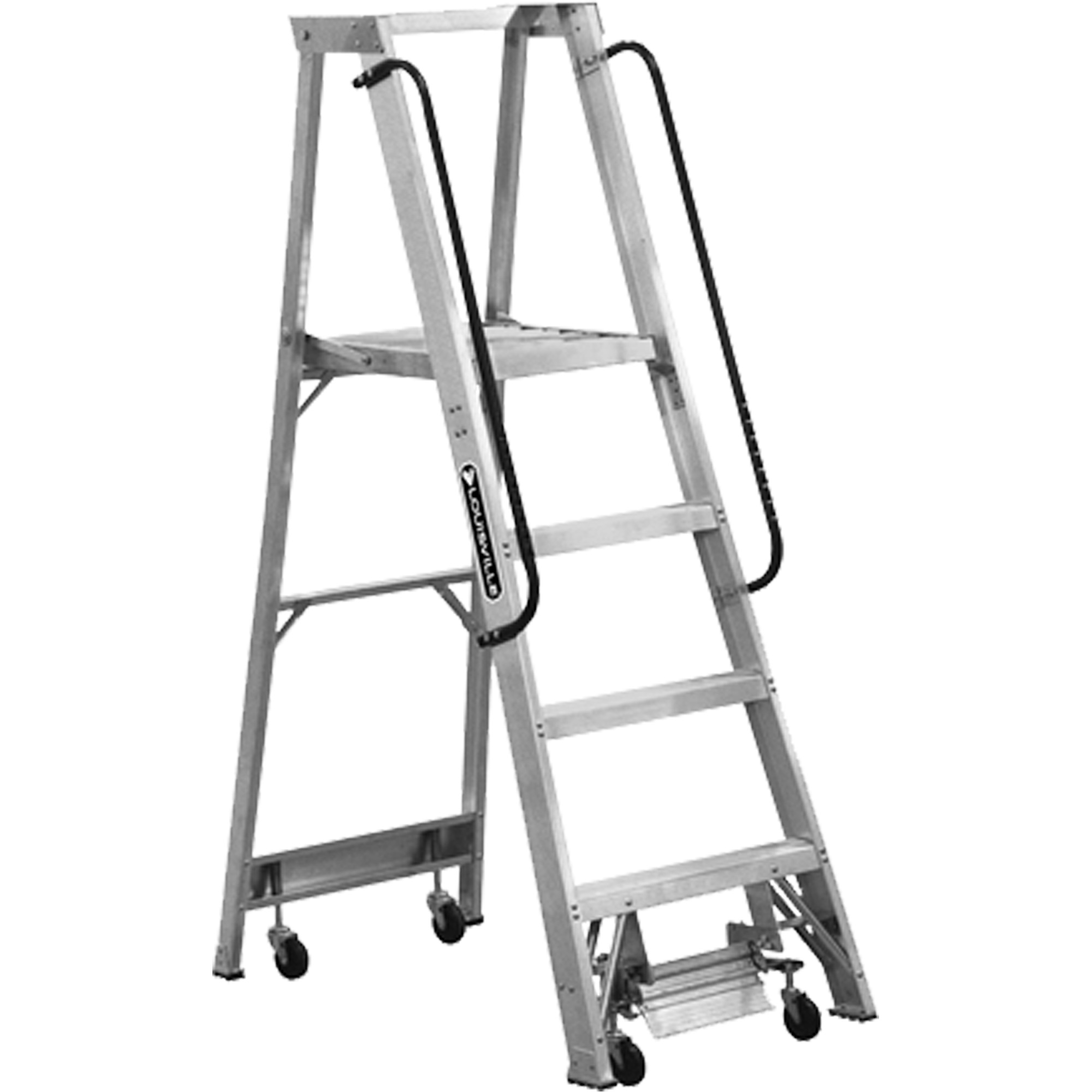 ÉCHELLE,4',ALUM,MOBILE,SANS RAMPE,CAP:300LB