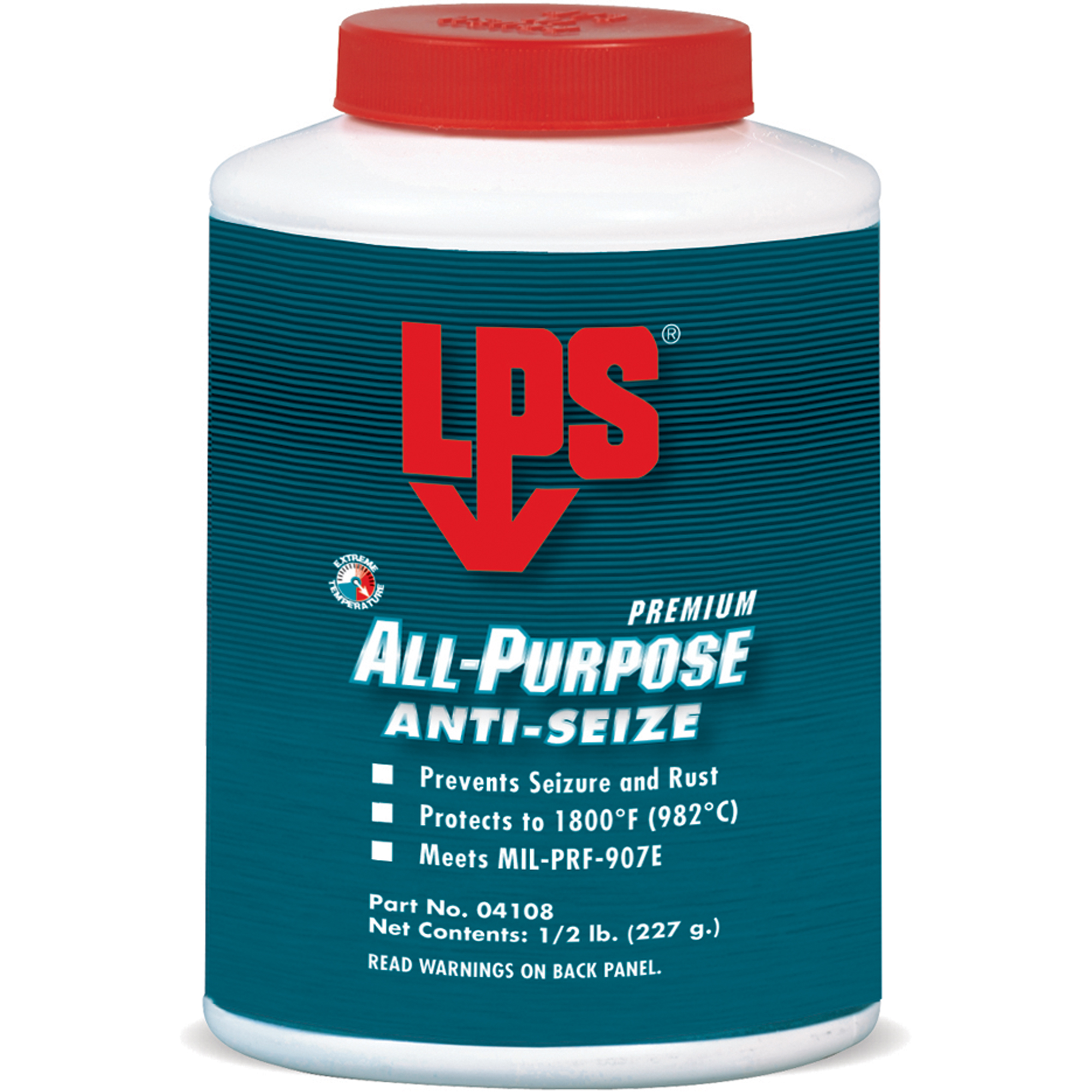 Antigrippant tout usage, 1/2 lb, Bouteille, 1800°F (982°C) Temp max.