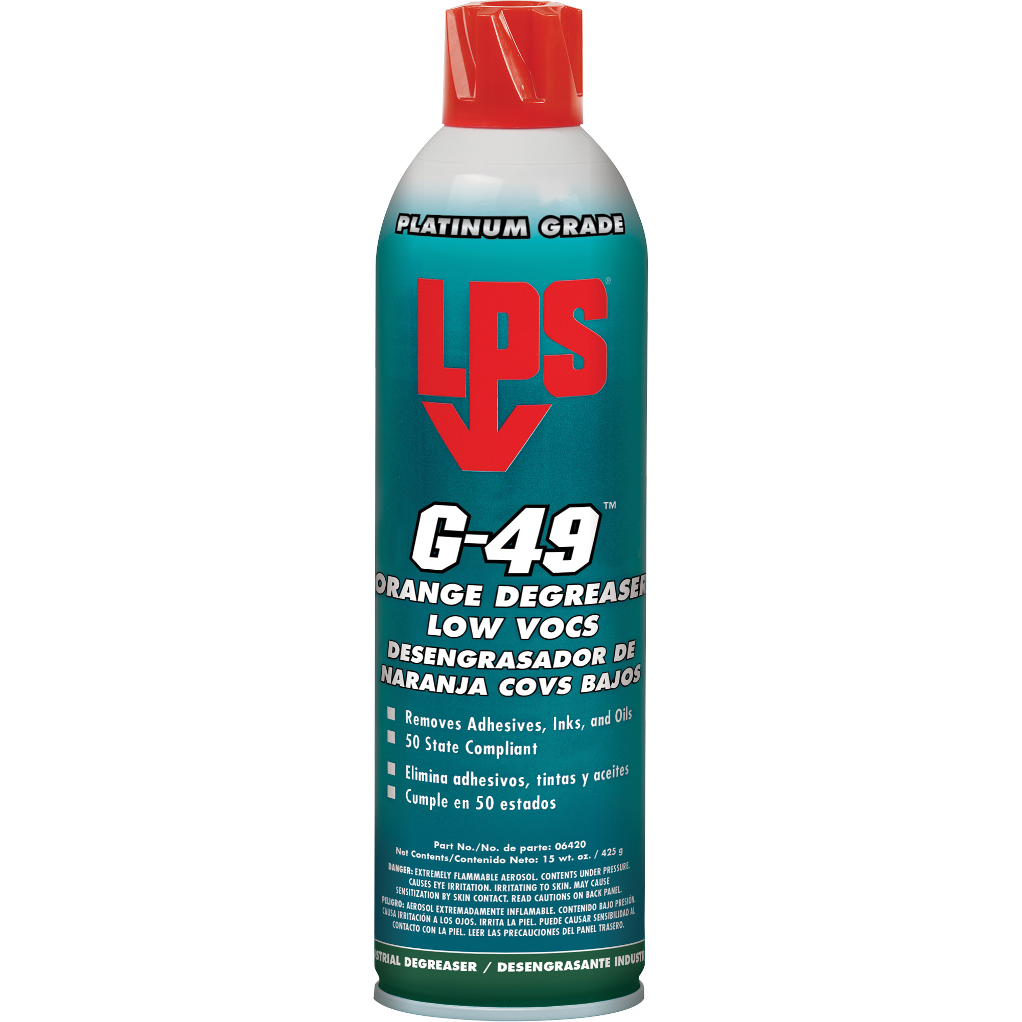 Dégraissant orange à faibles COV G-49MC, 15 oz