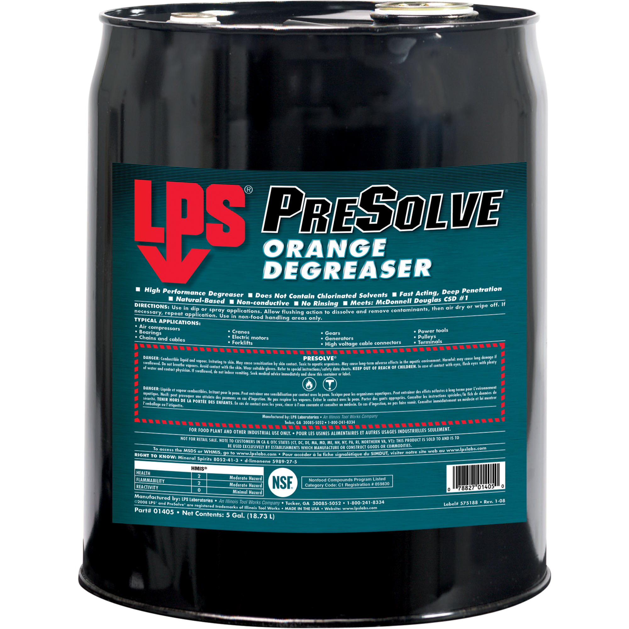 Dégraissant orange PreSolveMD, Seau