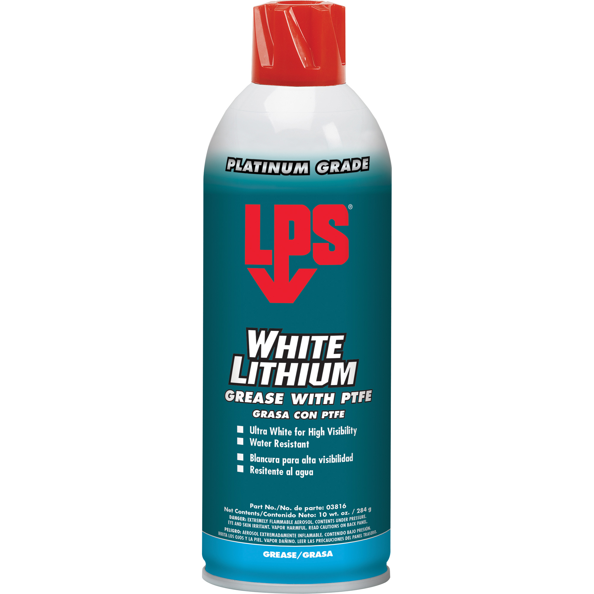 Graisse de Lithium blanche a/PTFE, Canette aérosol