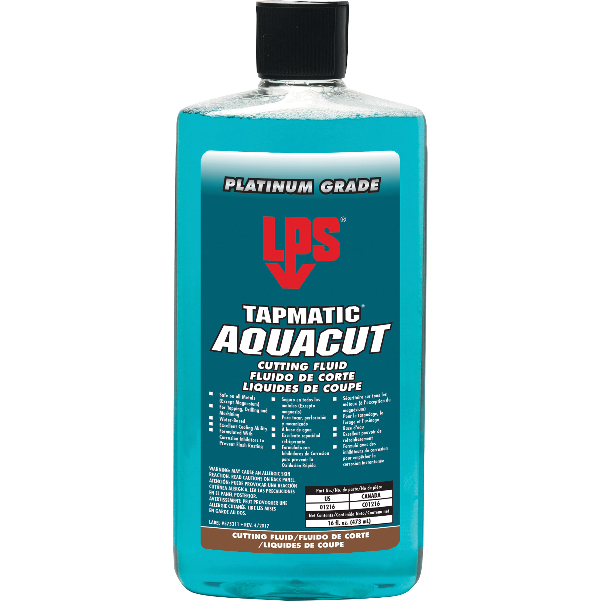 Liquides de coupe AquaCut de TapmaticMD, 16 oz